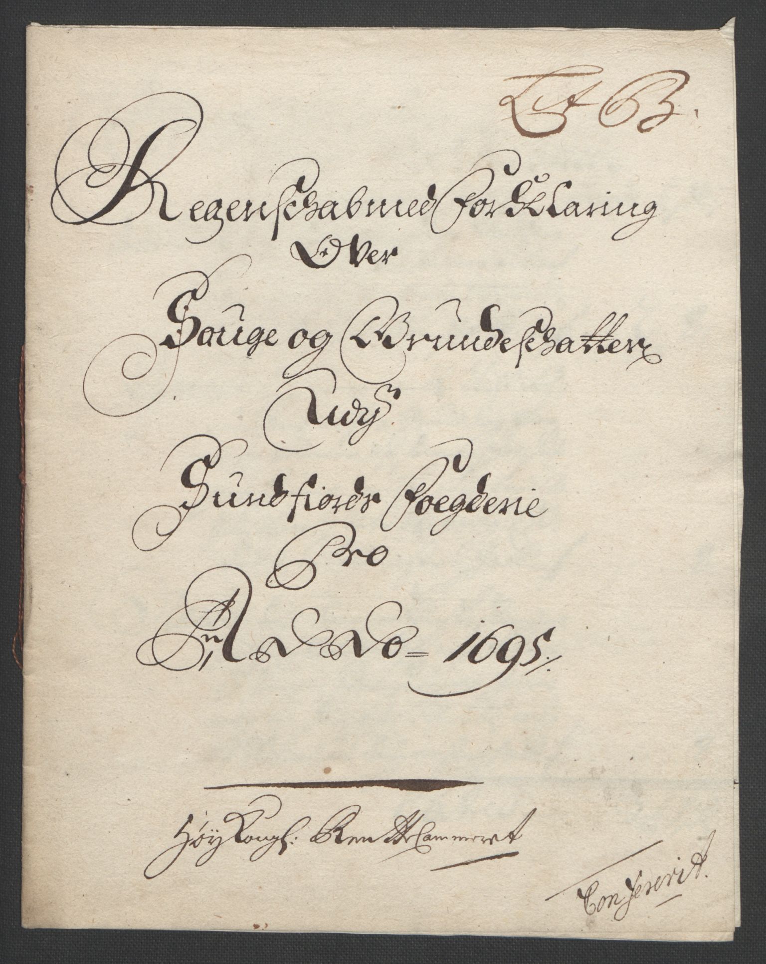 Rentekammeret inntil 1814, Reviderte regnskaper, Fogderegnskap, AV/RA-EA-4092/R53/L3422: Fogderegnskap Sunn- og Nordfjord, 1695-1696, p. 62