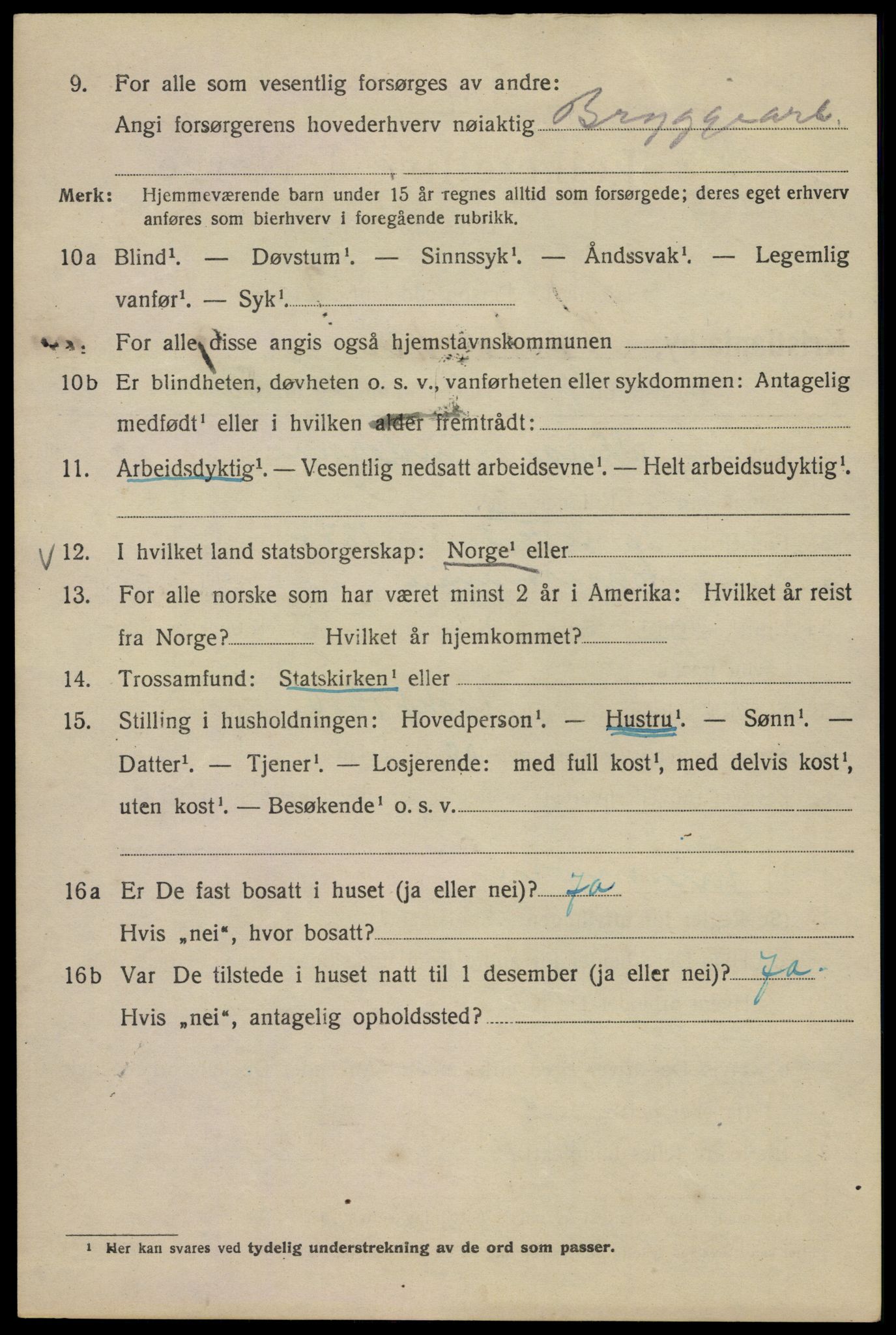 SAO, 1920 census for Kristiania, 1920, p. 469858