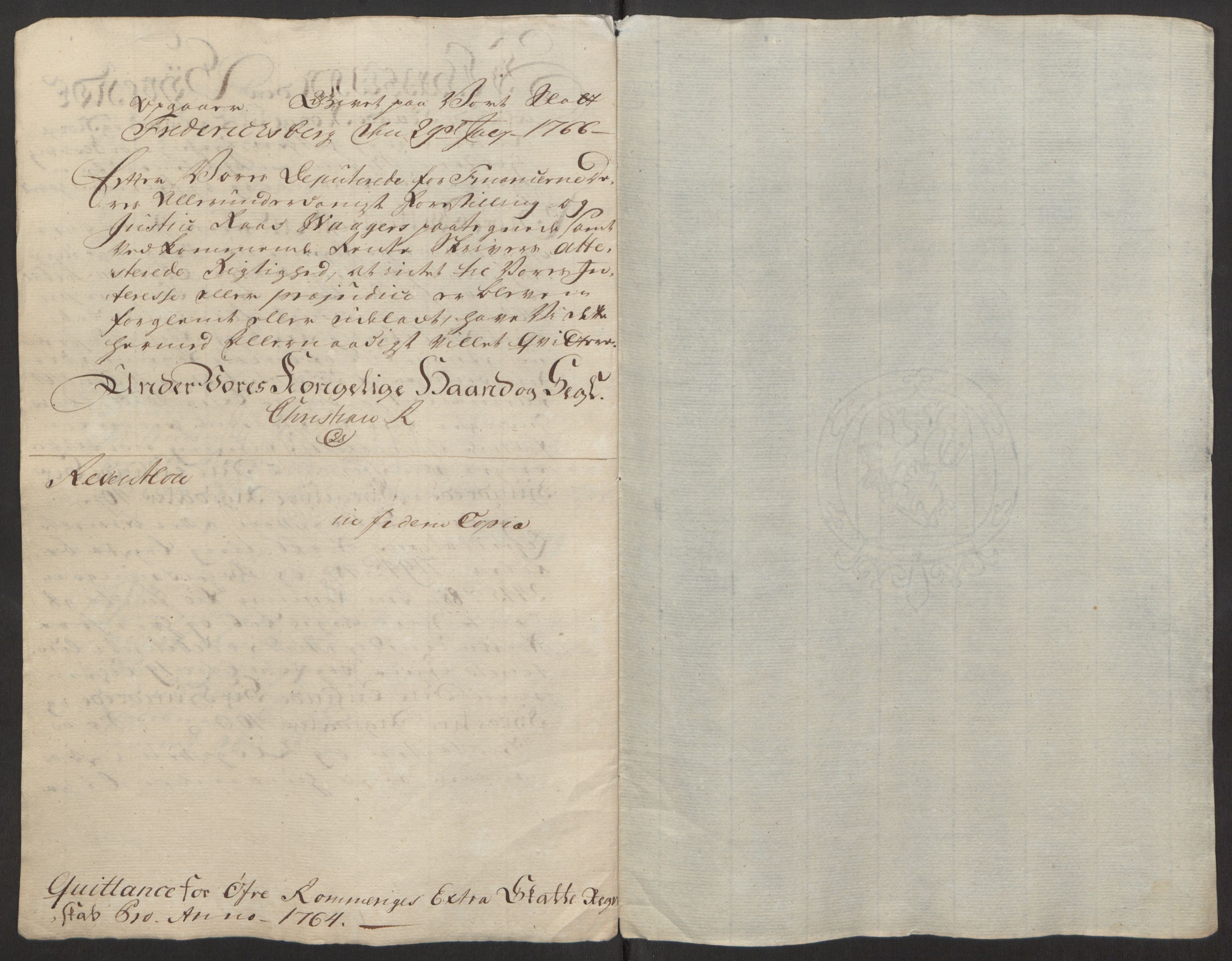 Rentekammeret inntil 1814, Reviderte regnskaper, Fogderegnskap, RA/EA-4092/R12/L0803: Ekstraskatten Øvre Romerike, 1763-1764, p. 197