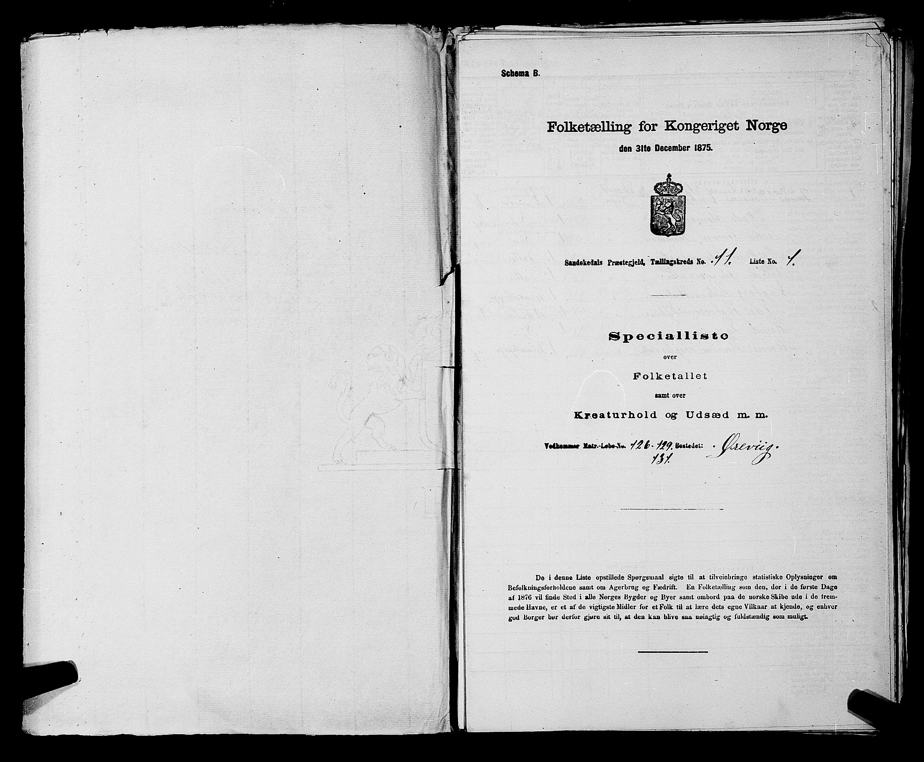 SAKO, 1875 census for 0816P Sannidal, 1875, p. 746