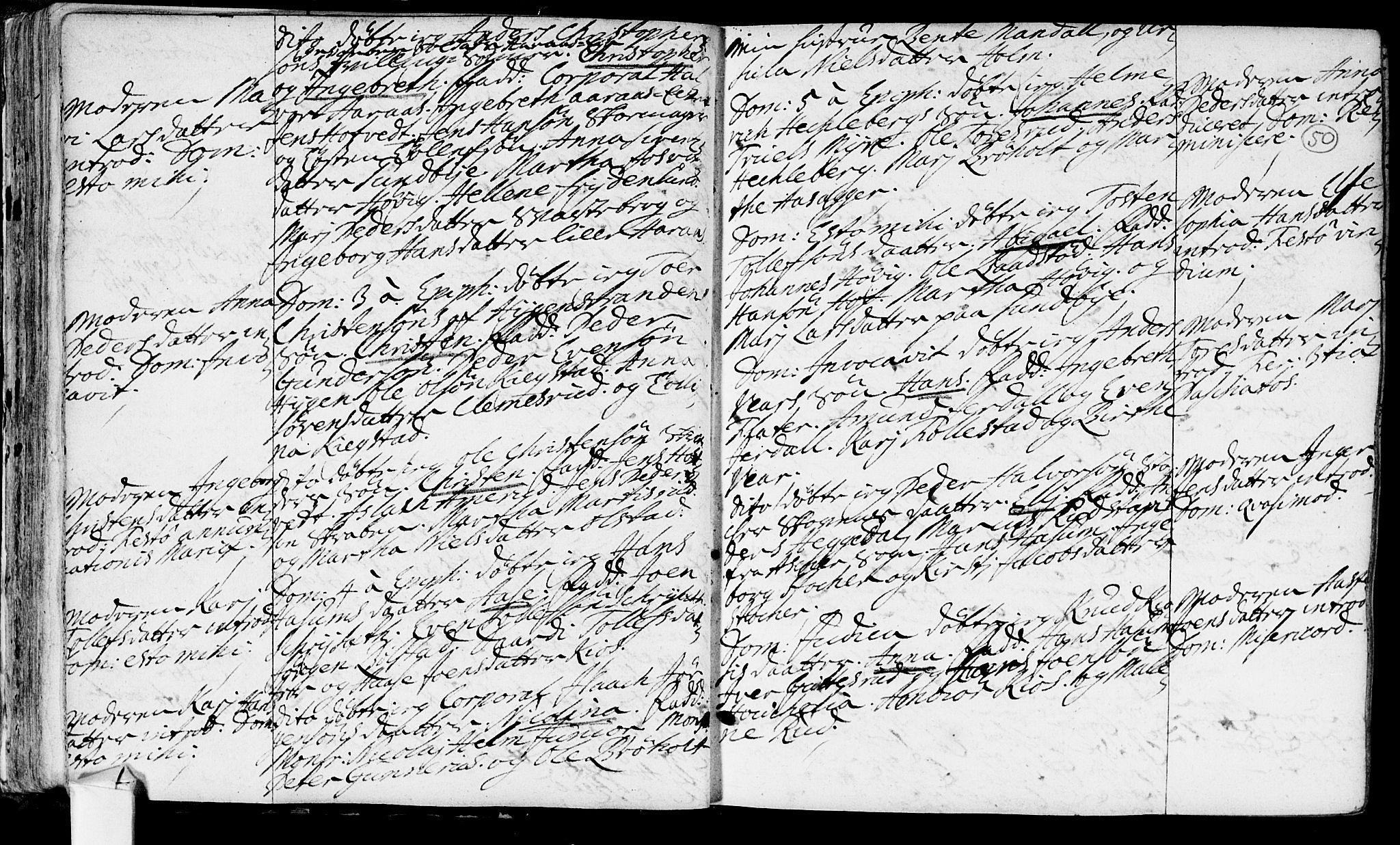 Røyken kirkebøker, AV/SAKO-A-241/F/Fa/L0002: Parish register (official) no. 2, 1731-1782, p. 50