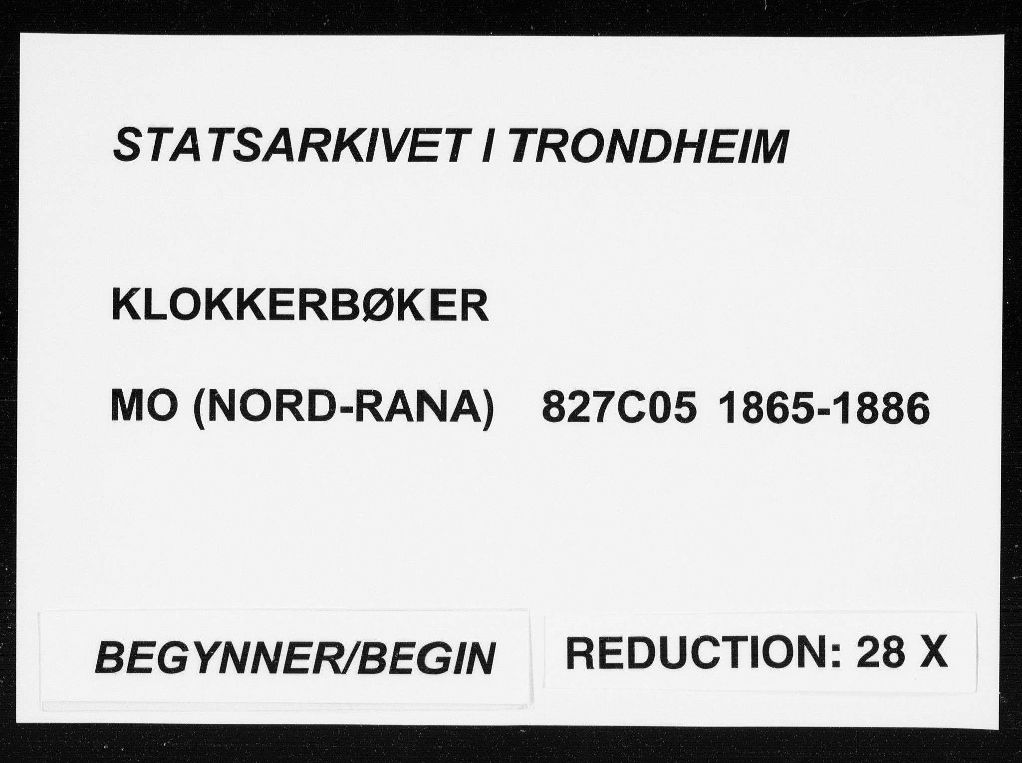 Ministerialprotokoller, klokkerbøker og fødselsregistre - Nordland, SAT/A-1459/827/L0416: Parish register (copy) no. 827C05, 1865-1886