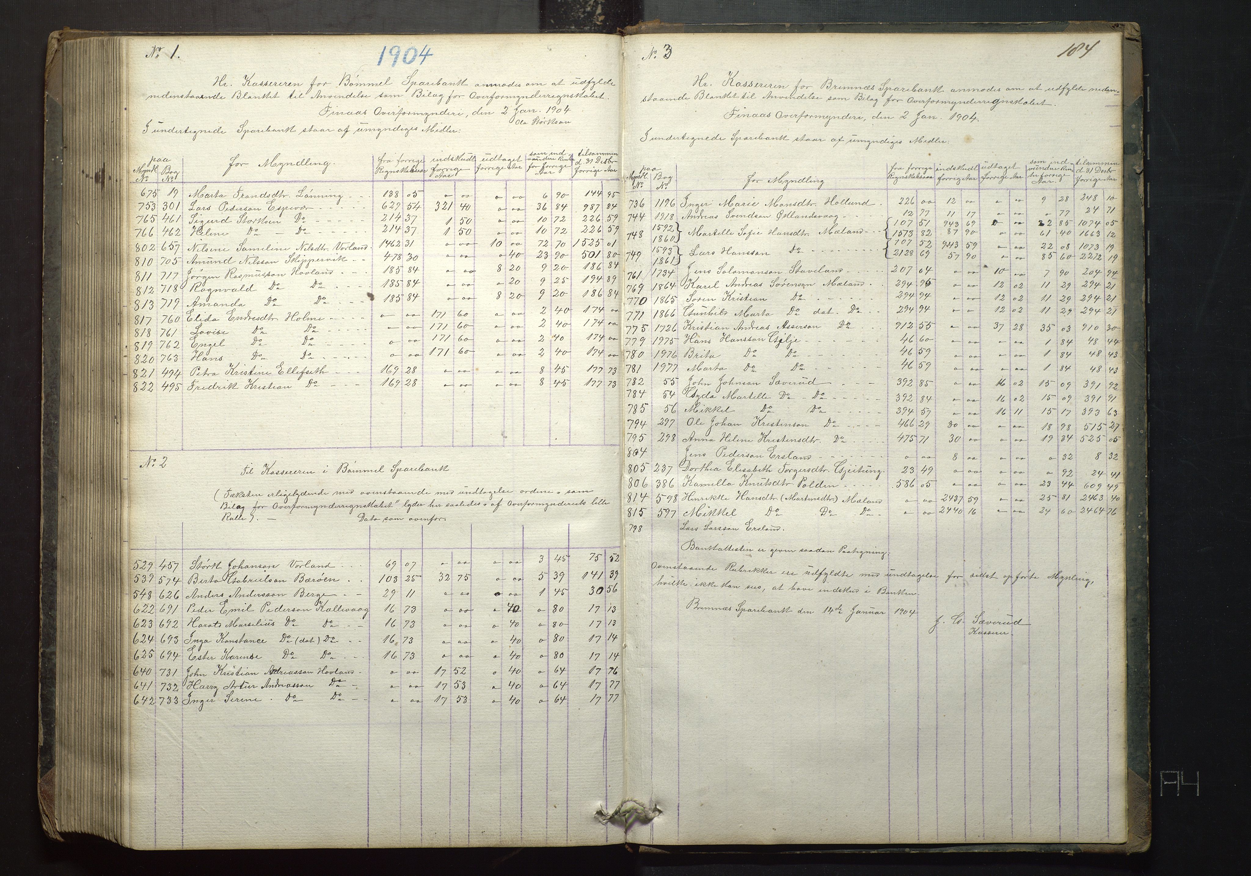 Finnaas kommune. Overformynderiet, IKAH/1218a-812/B/Ba/Baa/L0001: Kopibok for Finnås overformynderi, 1859-1904, p. 184