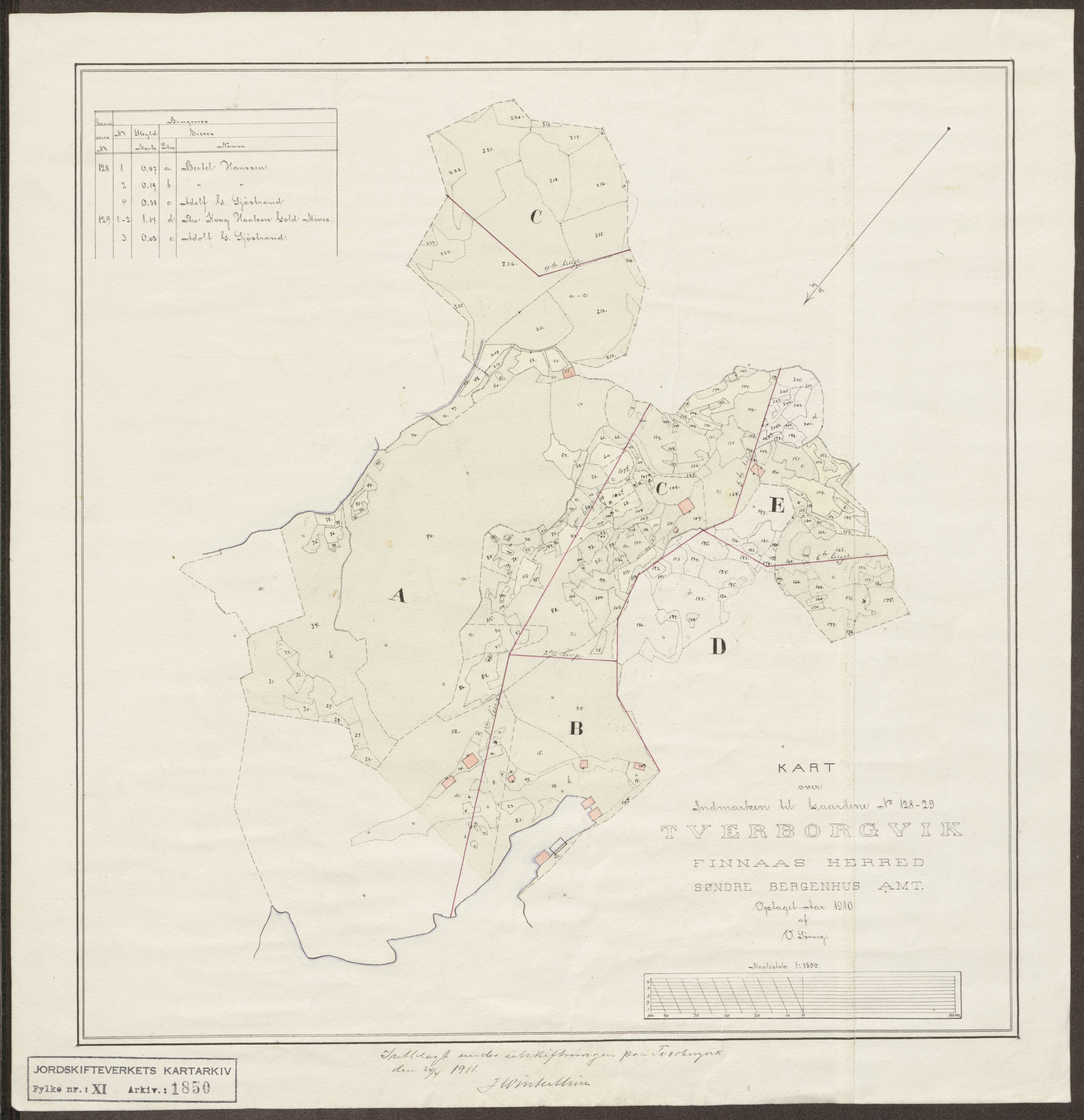 Jordskifteverkets kartarkiv, RA/S-3929/T, 1859-1988, p. 2020