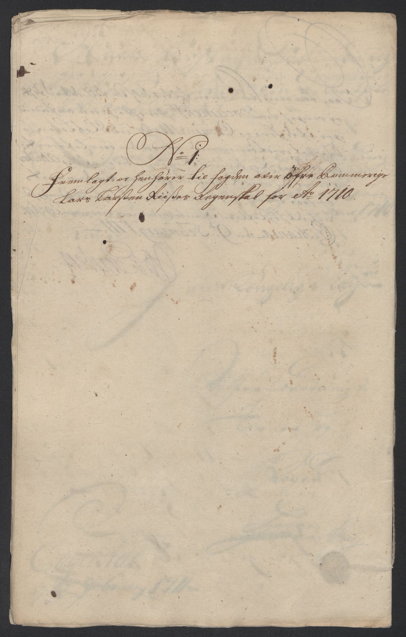 Rentekammeret inntil 1814, Reviderte regnskaper, Fogderegnskap, AV/RA-EA-4092/R12/L0720: Fogderegnskap Øvre Romerike, 1710-1711, p. 25