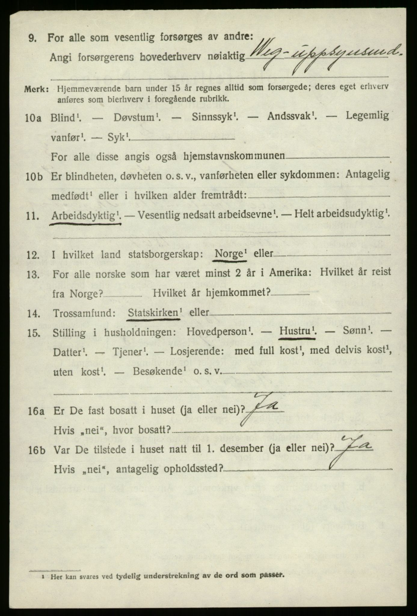 SAB, 1920 census for Innvik, 1920, p. 1762