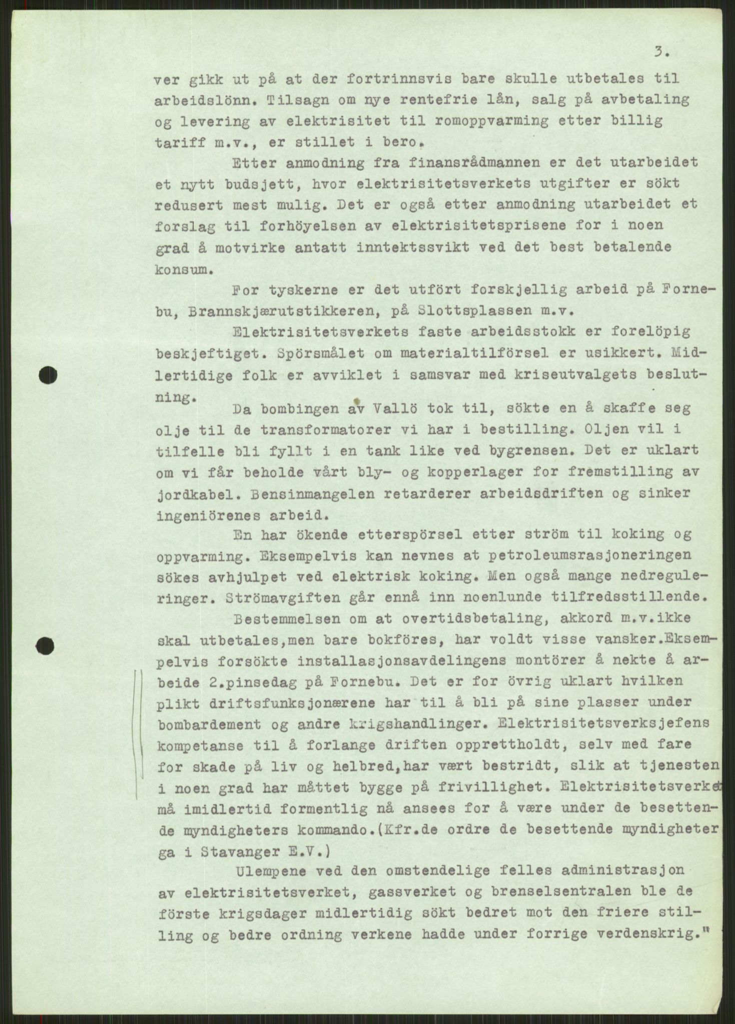 Forsvaret, Forsvarets krigshistoriske avdeling, AV/RA-RAFA-2017/Y/Ya/L0013: II-C-11-31 - Fylkesmenn.  Rapporter om krigsbegivenhetene 1940., 1940, p. 547
