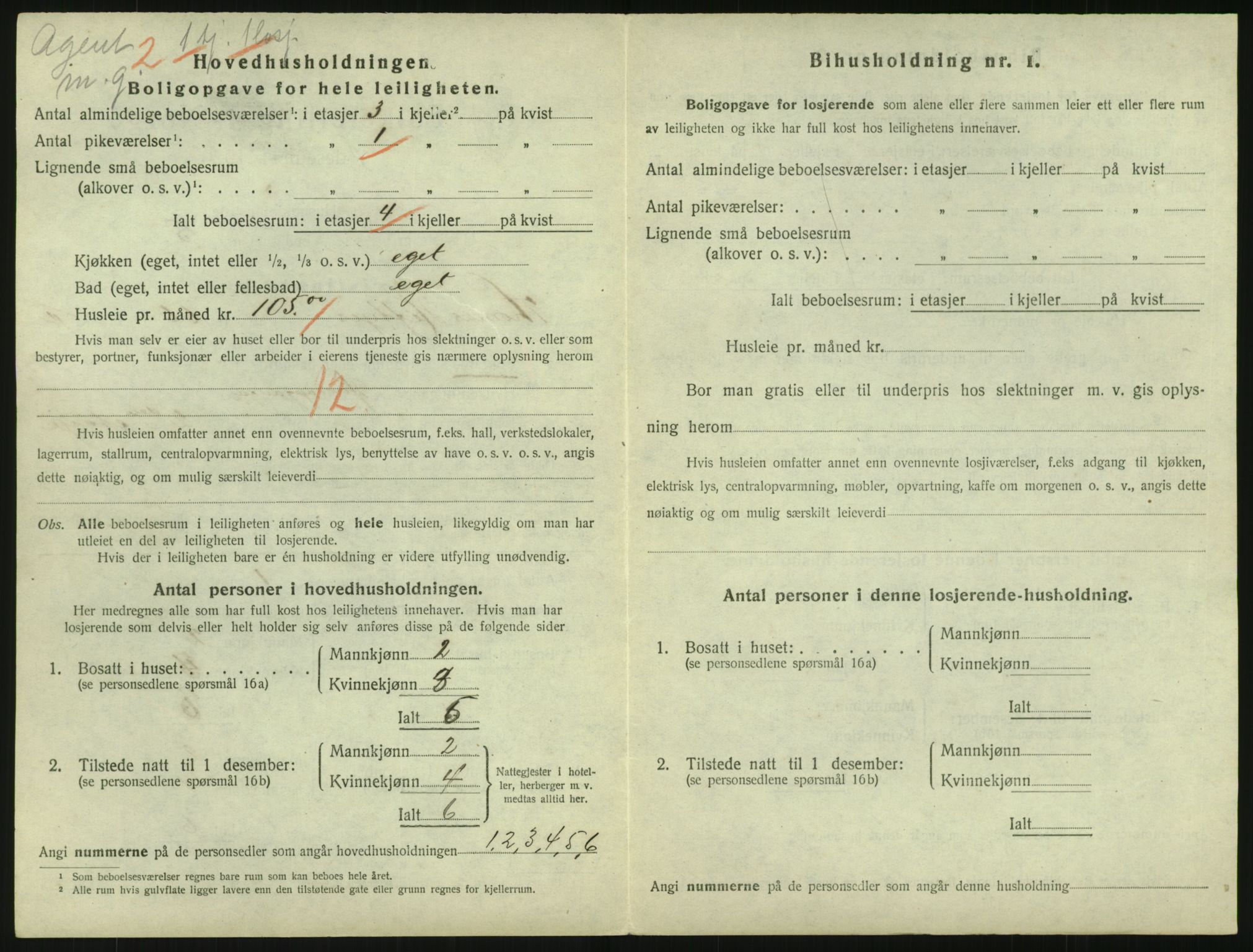 SAO, 1920 census for Kristiania, 1920, p. 111430