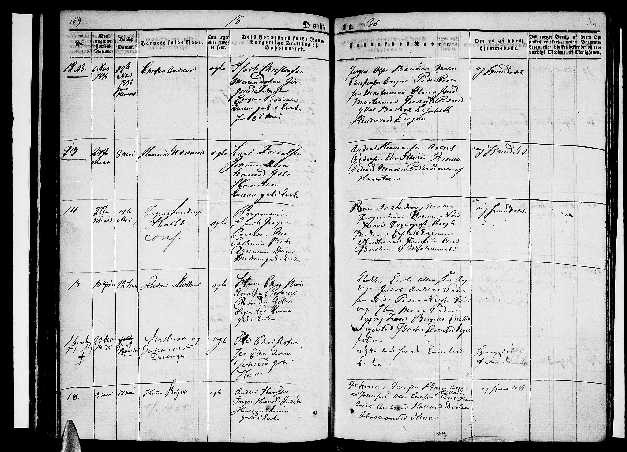 Ministerialprotokoller, klokkerbøker og fødselsregistre - Nordland, SAT/A-1459/838/L0548: Parish register (official) no. 838A06, 1829-1839, p. 159-160