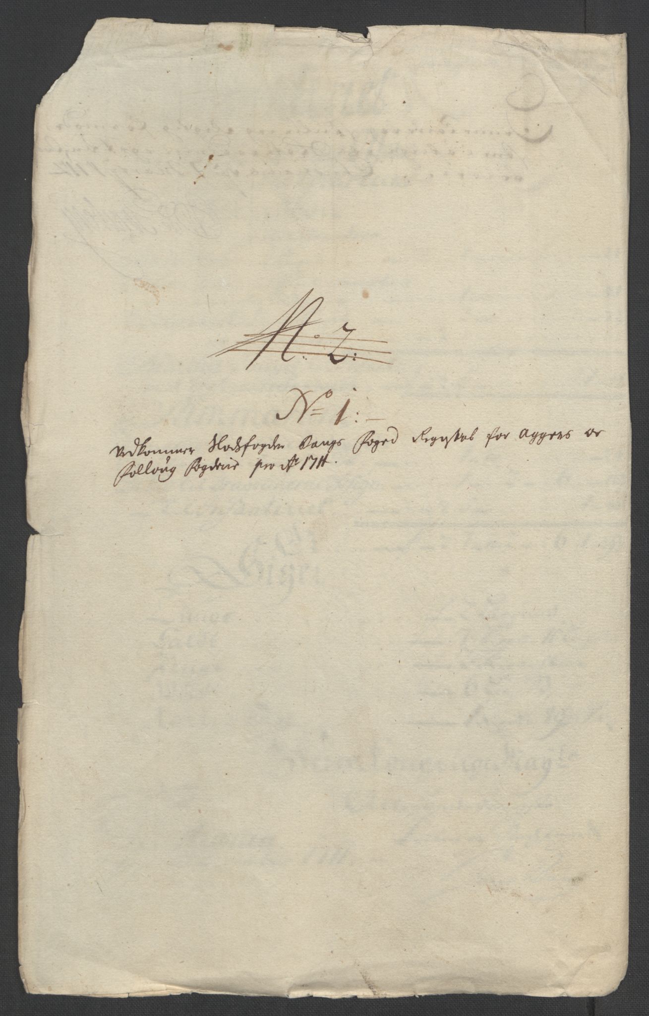 Rentekammeret inntil 1814, Reviderte regnskaper, Fogderegnskap, AV/RA-EA-4092/R10/L0448: Fogderegnskap Aker og Follo, 1710-1711, p. 203