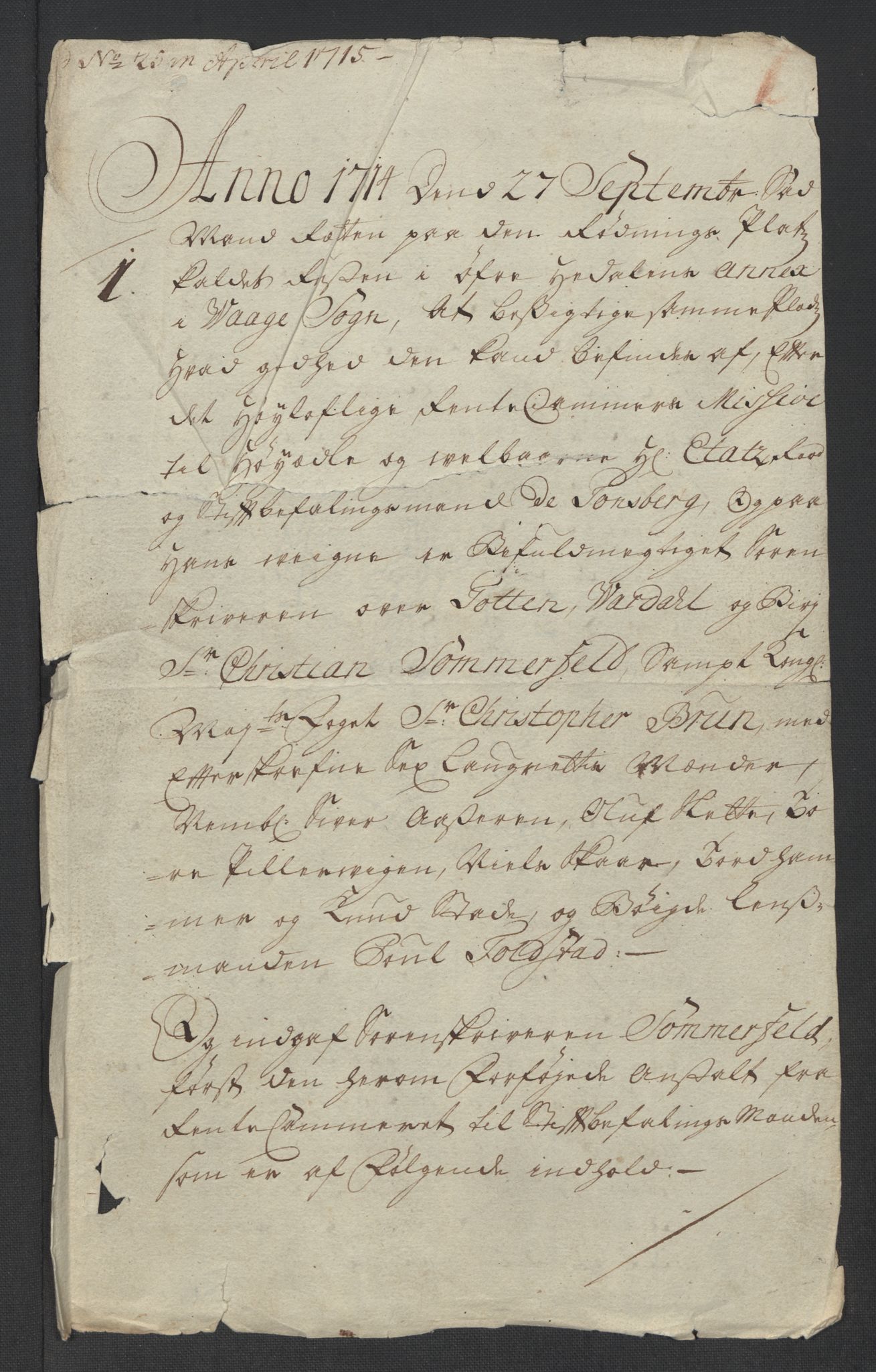 Rentekammeret inntil 1814, Reviderte regnskaper, Fogderegnskap, AV/RA-EA-4092/R17/L1184: Fogderegnskap Gudbrandsdal, 1715, p. 16