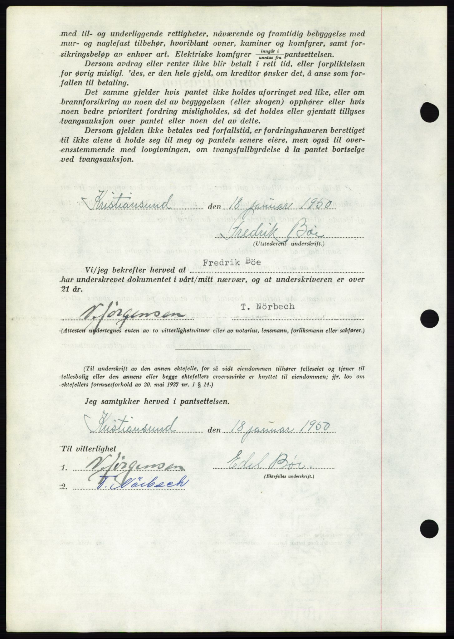 Nordmøre sorenskriveri, AV/SAT-A-4132/1/2/2Ca: Mortgage book no. B103, 1949-1950, Diary no: : 529/1950