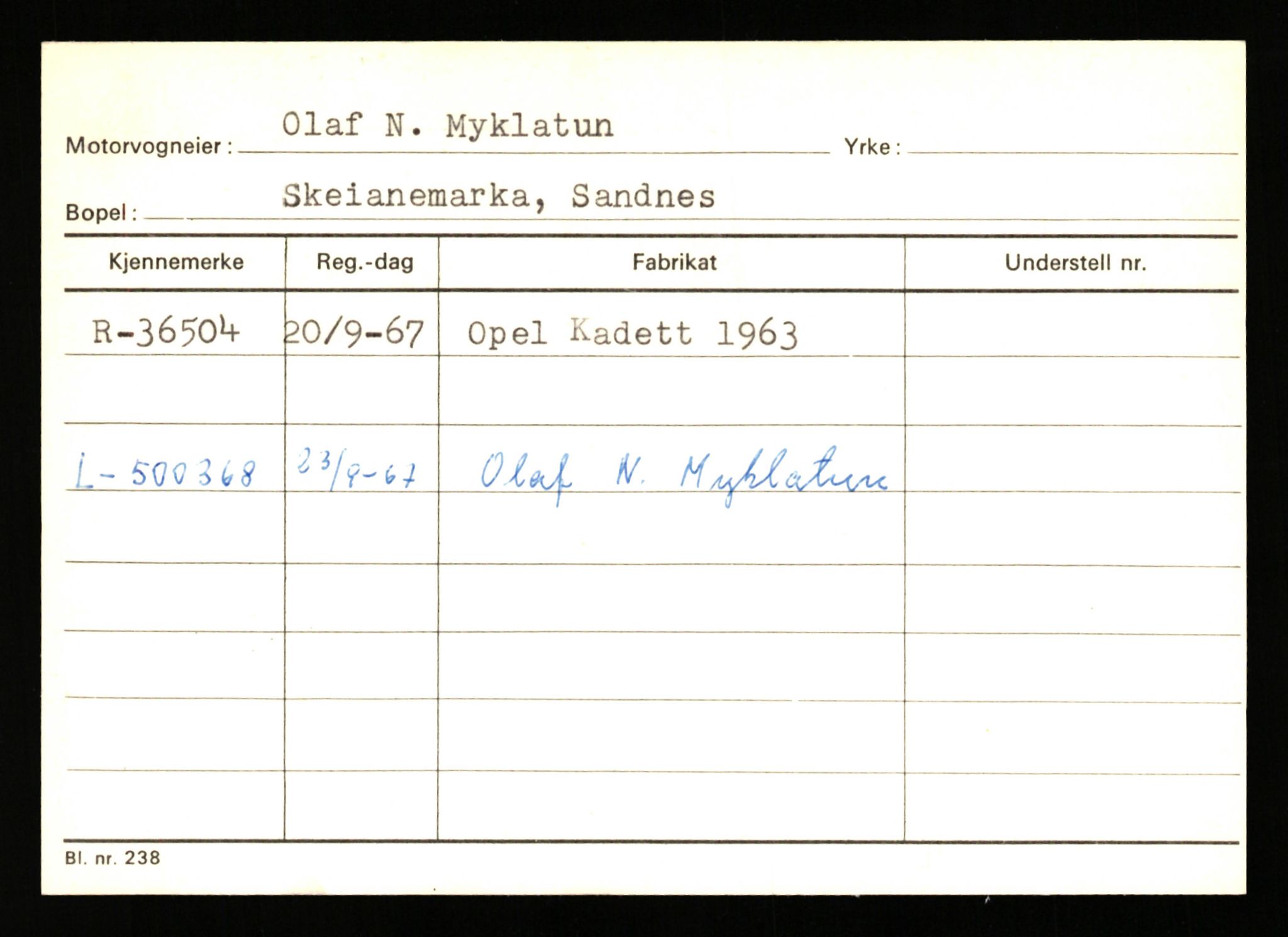 Stavanger trafikkstasjon, SAST/A-101942/0/G/L0006: Registreringsnummer: 34250 - 49007, 1930-1971, p. 669