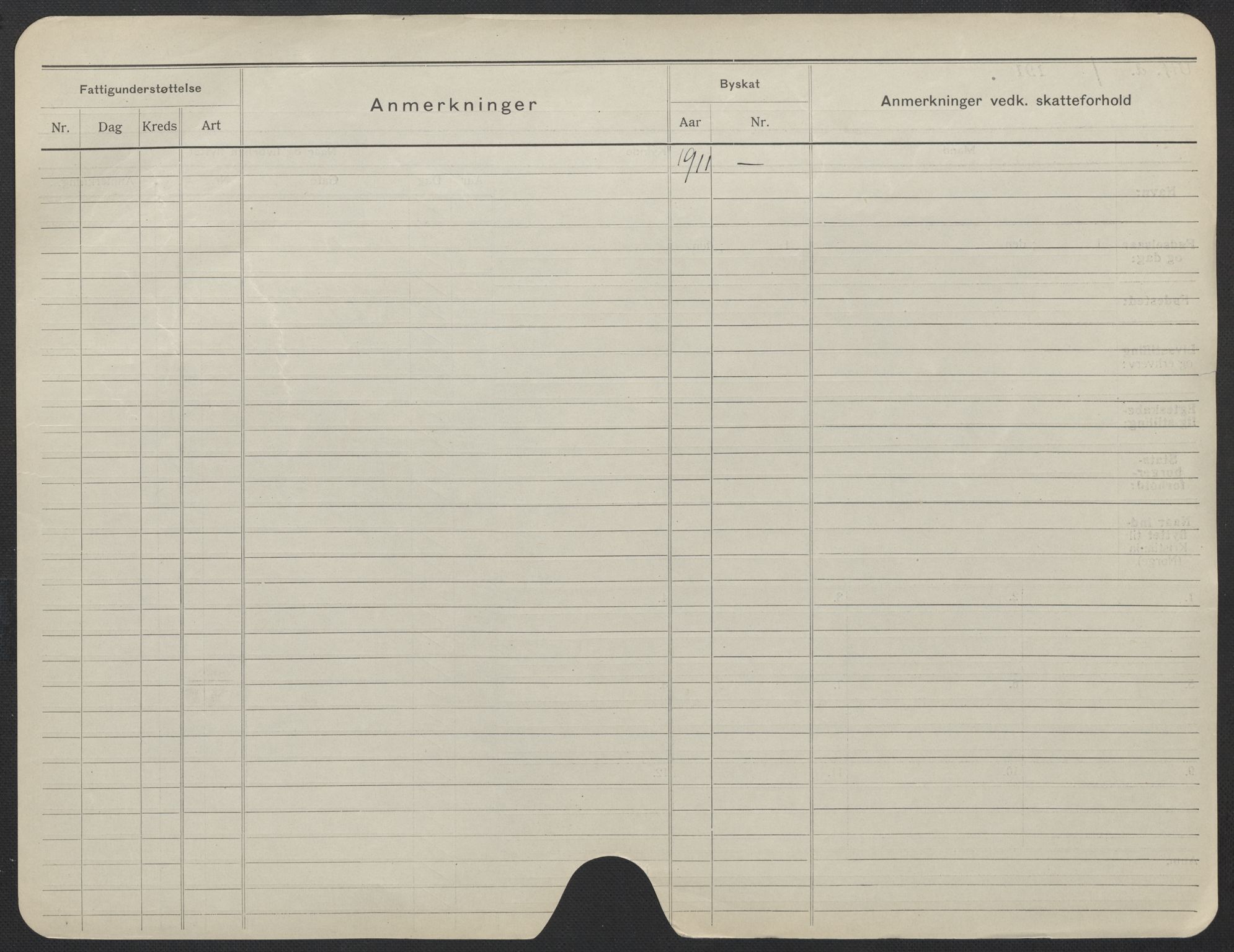 Oslo folkeregister, Registerkort, AV/SAO-A-11715/F/Fa/Fac/L0024: Kvinner, 1906-1914, p. 669b