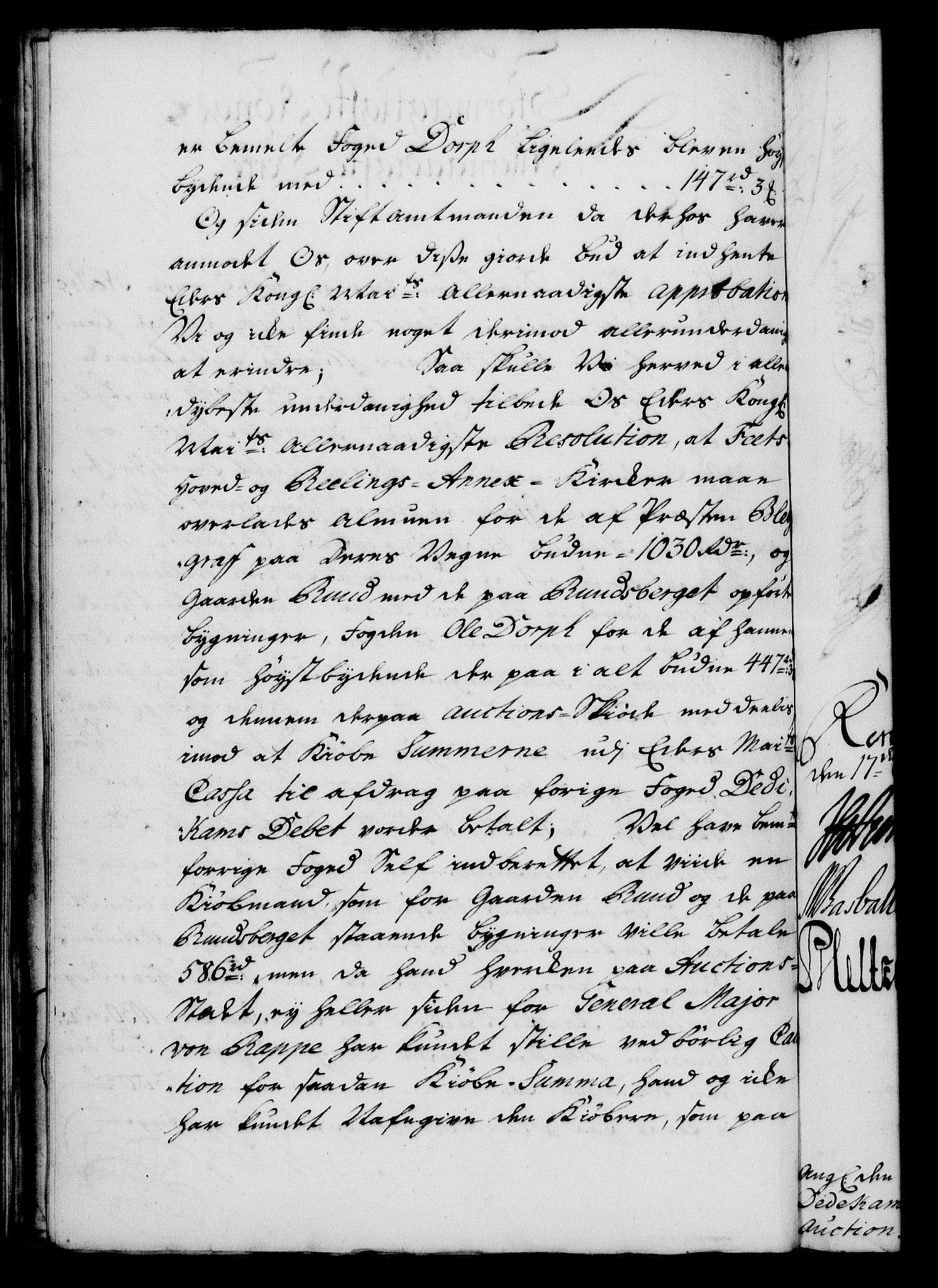 Rentekammeret, Kammerkanselliet, RA/EA-3111/G/Gf/Gfa/L0026: Norsk relasjons- og resolusjonsprotokoll (merket RK 52.26), 1743, p. 730