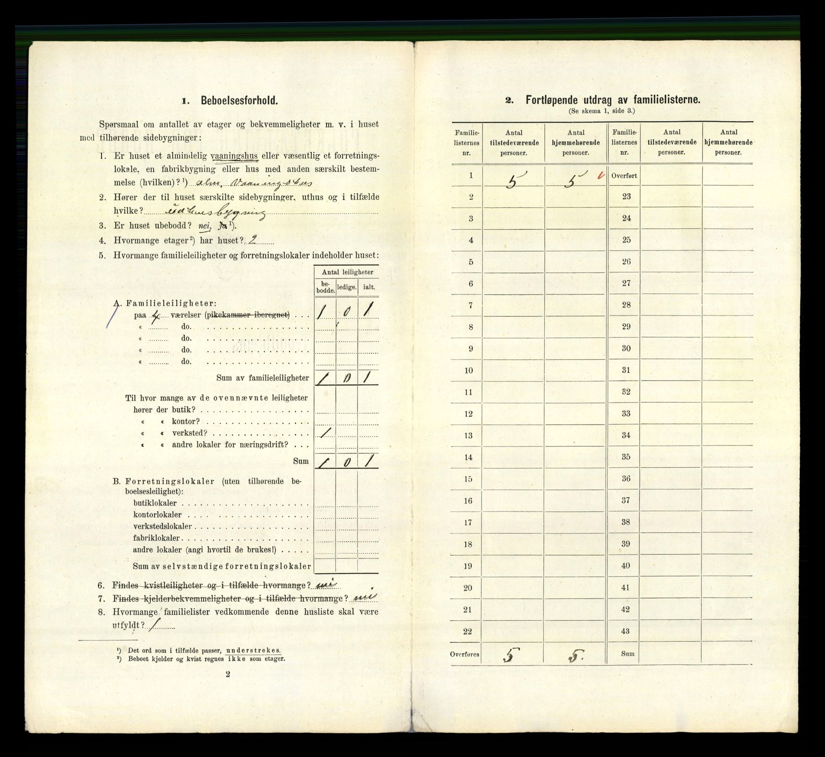 RA, 1910 census for Trondheim, 1910, p. 14612