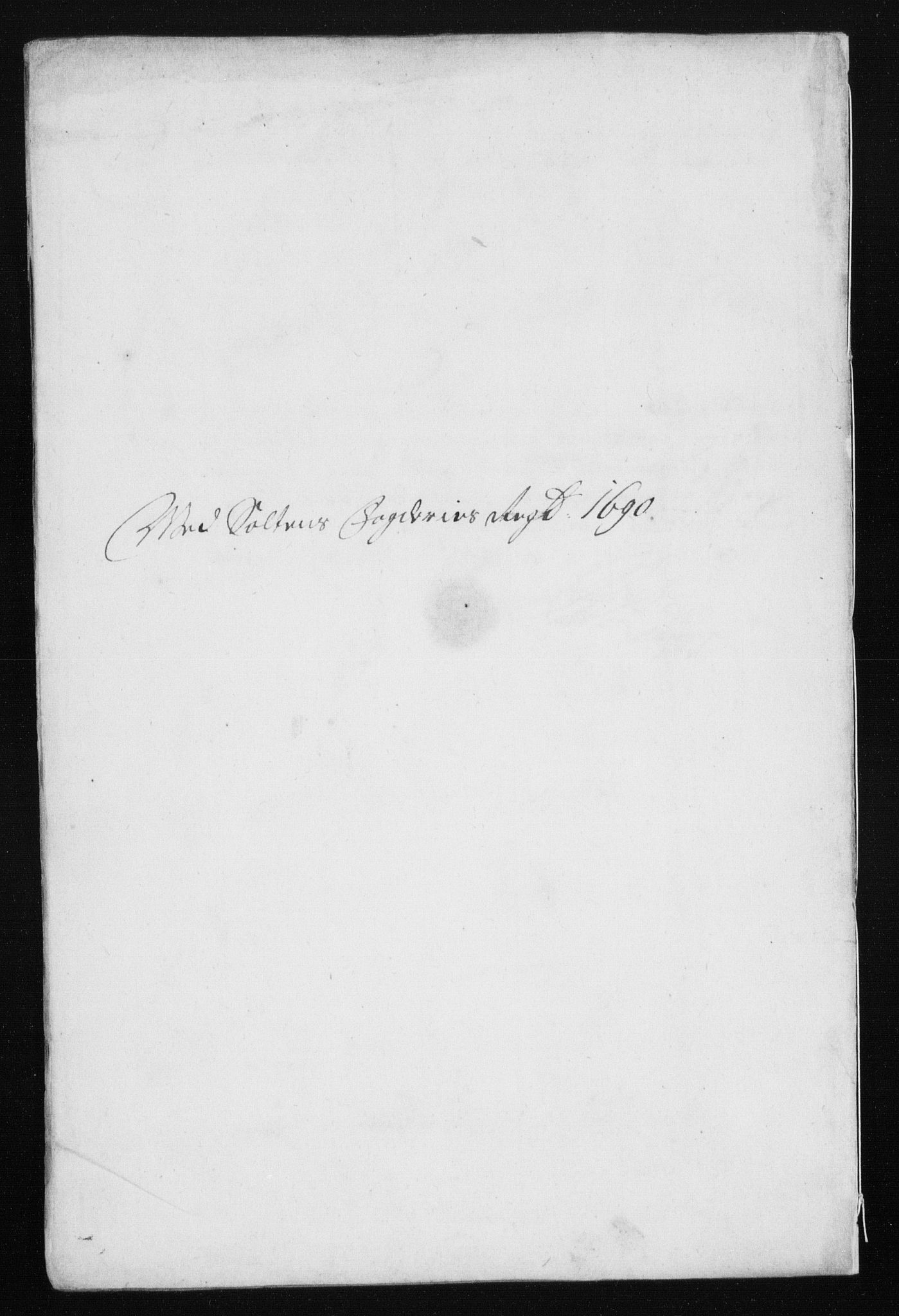 Rentekammeret inntil 1814, Reviderte regnskaper, Stiftamtstueregnskaper, Trondheim stiftamt og Nordland amt, AV/RA-EA-6044/R/Rh/L0015: Nordland amt, 1690