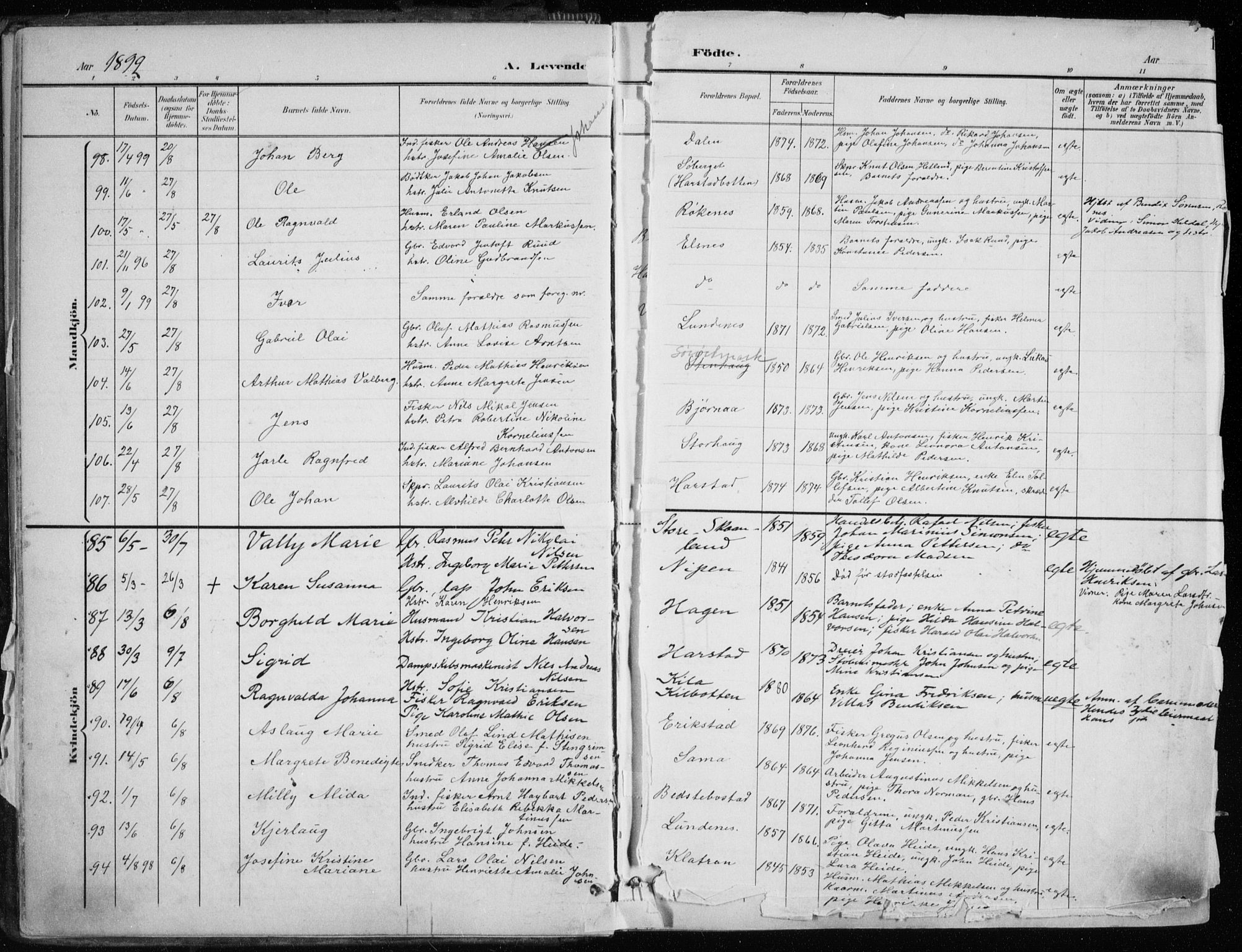 Trondenes sokneprestkontor, SATØ/S-1319/H/Ha/L0017kirke: Parish register (official) no. 17, 1899-1908, p. 11