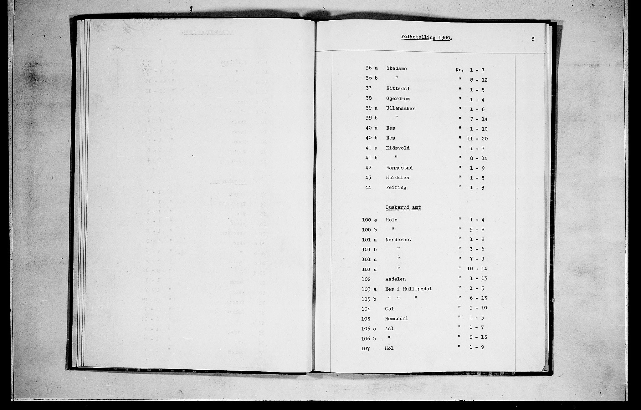 RA, 1900 census for Norderhov, 1900, p. 44