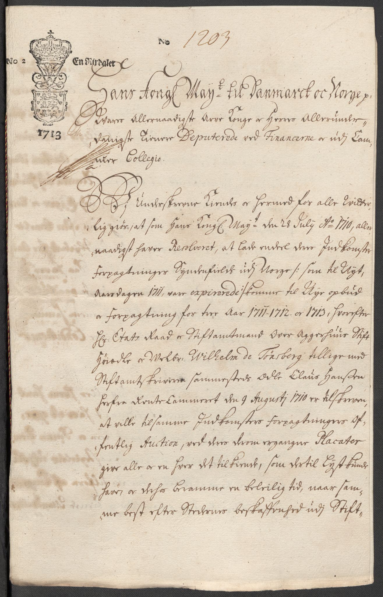 Rentekammeret inntil 1814, Reviderte regnskaper, Fogderegnskap, AV/RA-EA-4092/R31/L1708: Fogderegnskap Hurum, Røyken, Eiker, Lier og Buskerud, 1713, p. 445