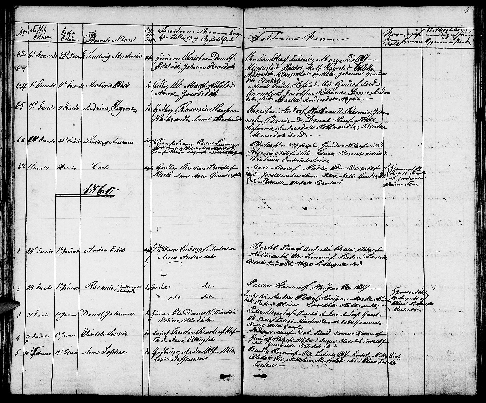 Førde sokneprestembete, SAB/A-79901/H/Hab/Haba/L0001: Parish register (copy) no. A 1, 1853-1880, p. 41