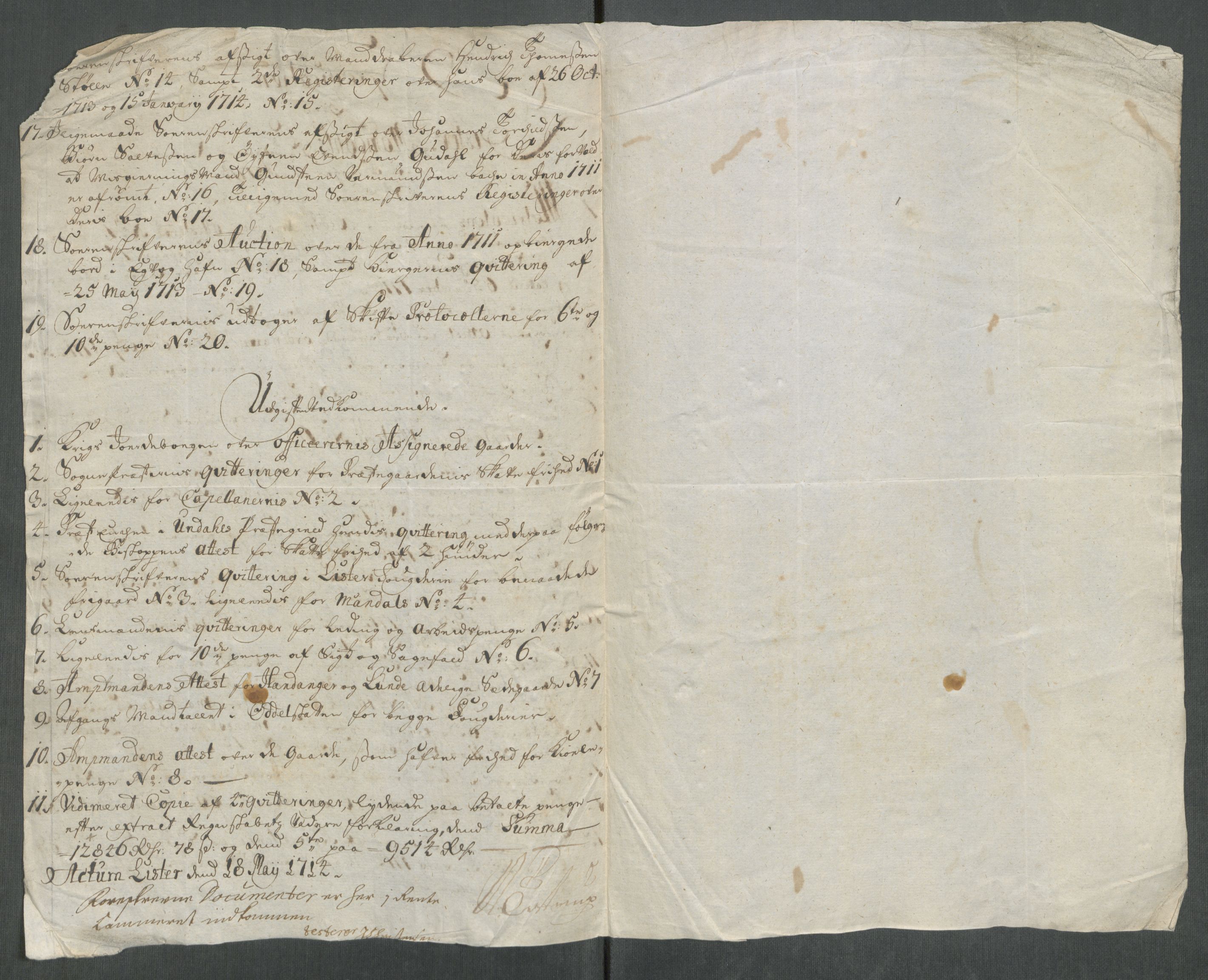 Rentekammeret inntil 1814, Reviderte regnskaper, Fogderegnskap, RA/EA-4092/R43/L2556: Fogderegnskap Lista og Mandal, 1713, p. 24