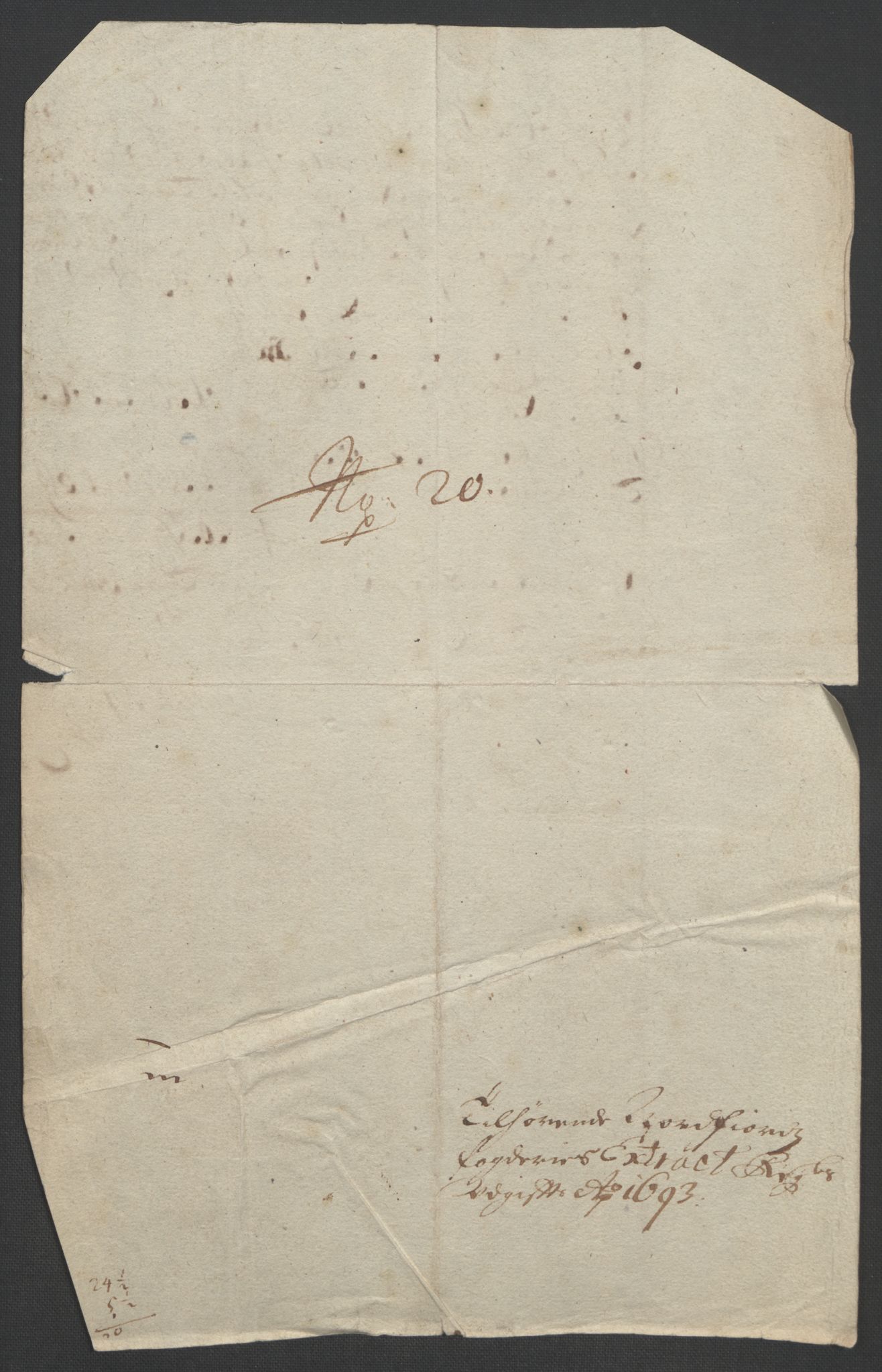 Rentekammeret inntil 1814, Reviderte regnskaper, Fogderegnskap, RA/EA-4092/R53/L3421: Fogderegnskap Sunn- og Nordfjord, 1693-1694, p. 247