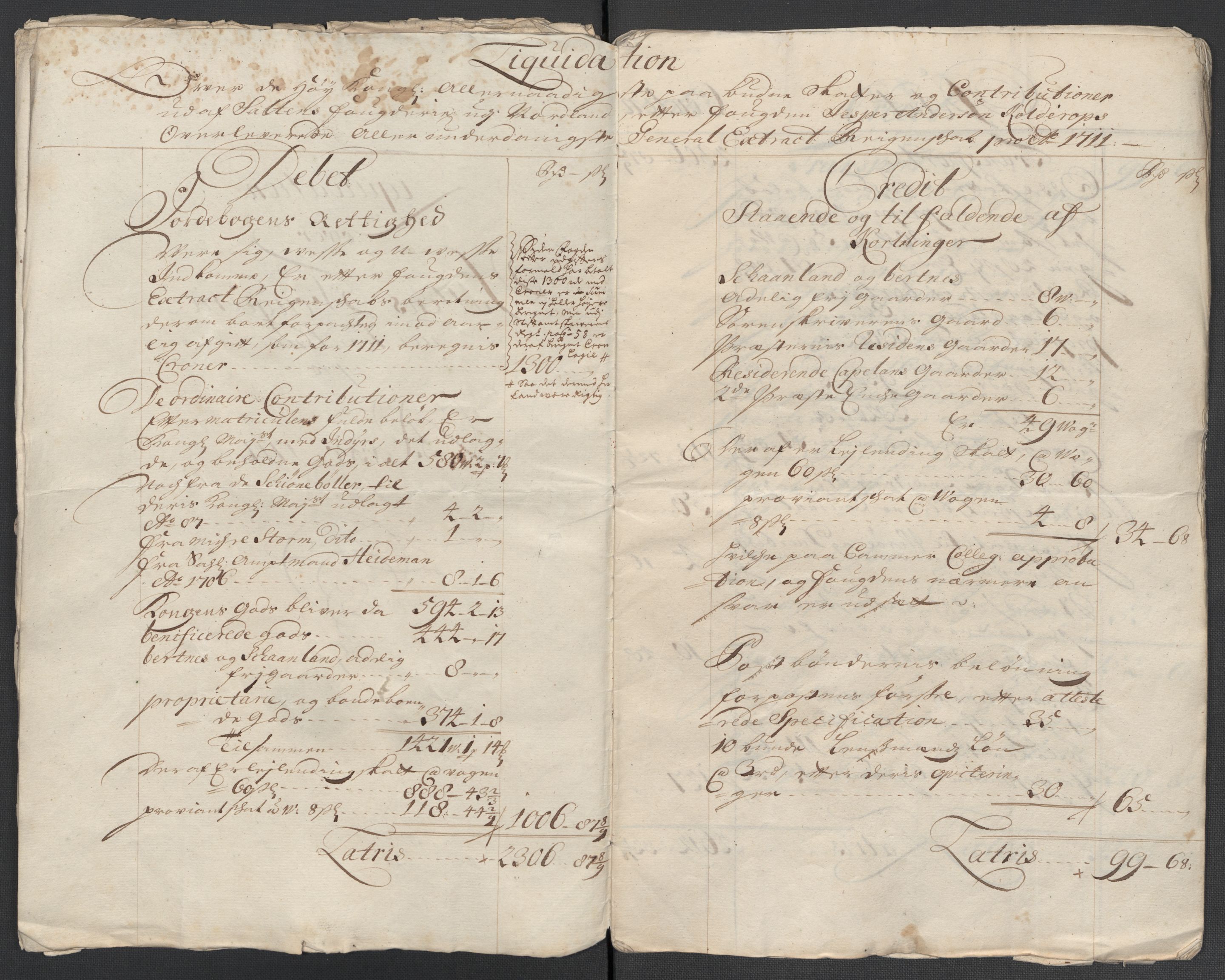 Rentekammeret inntil 1814, Reviderte regnskaper, Fogderegnskap, RA/EA-4092/R66/L4582: Fogderegnskap Salten, 1711-1712, p. 16