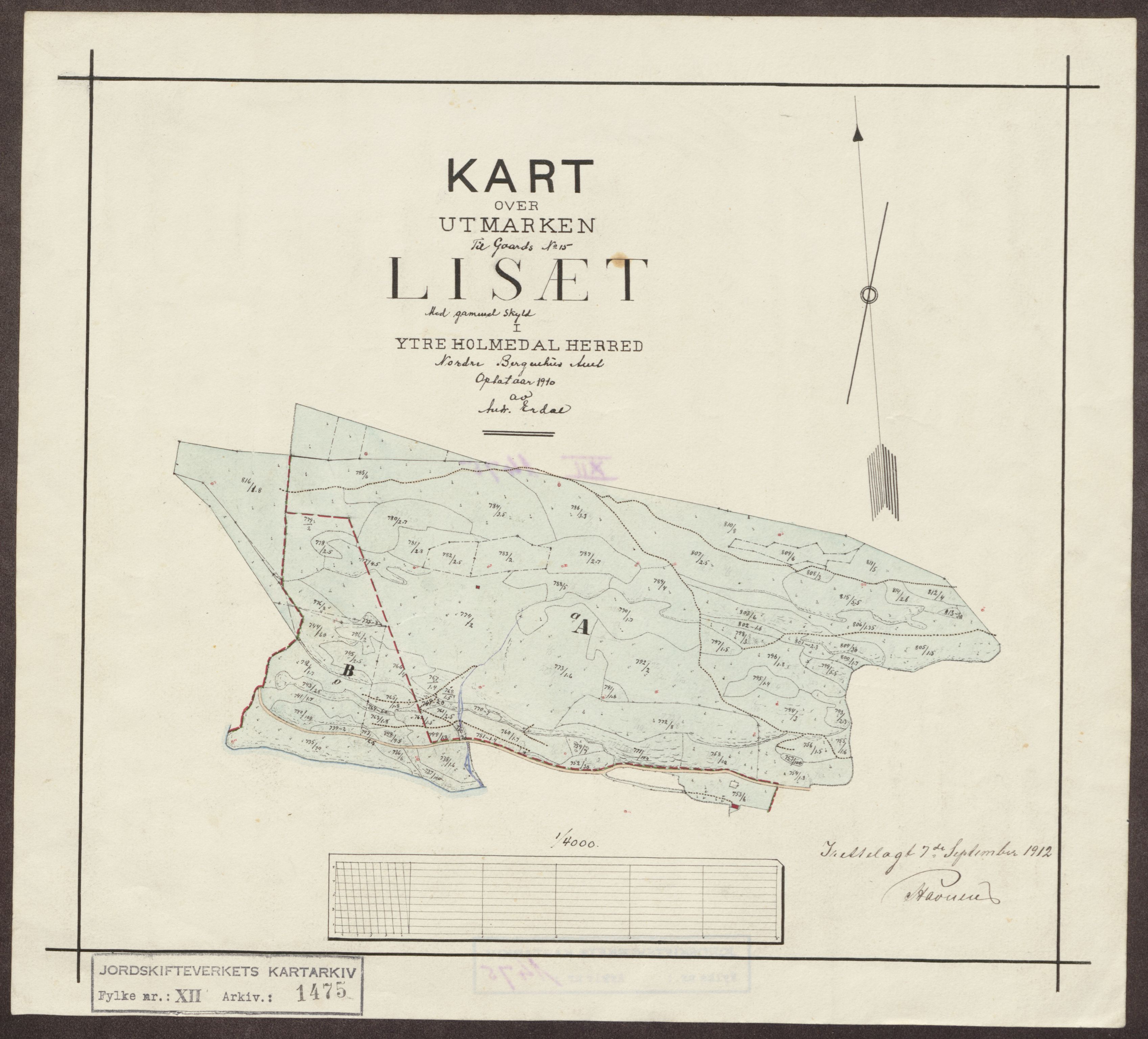 Jordskifteverkets kartarkiv, RA/S-3929/T, 1859-1988, p. 1676