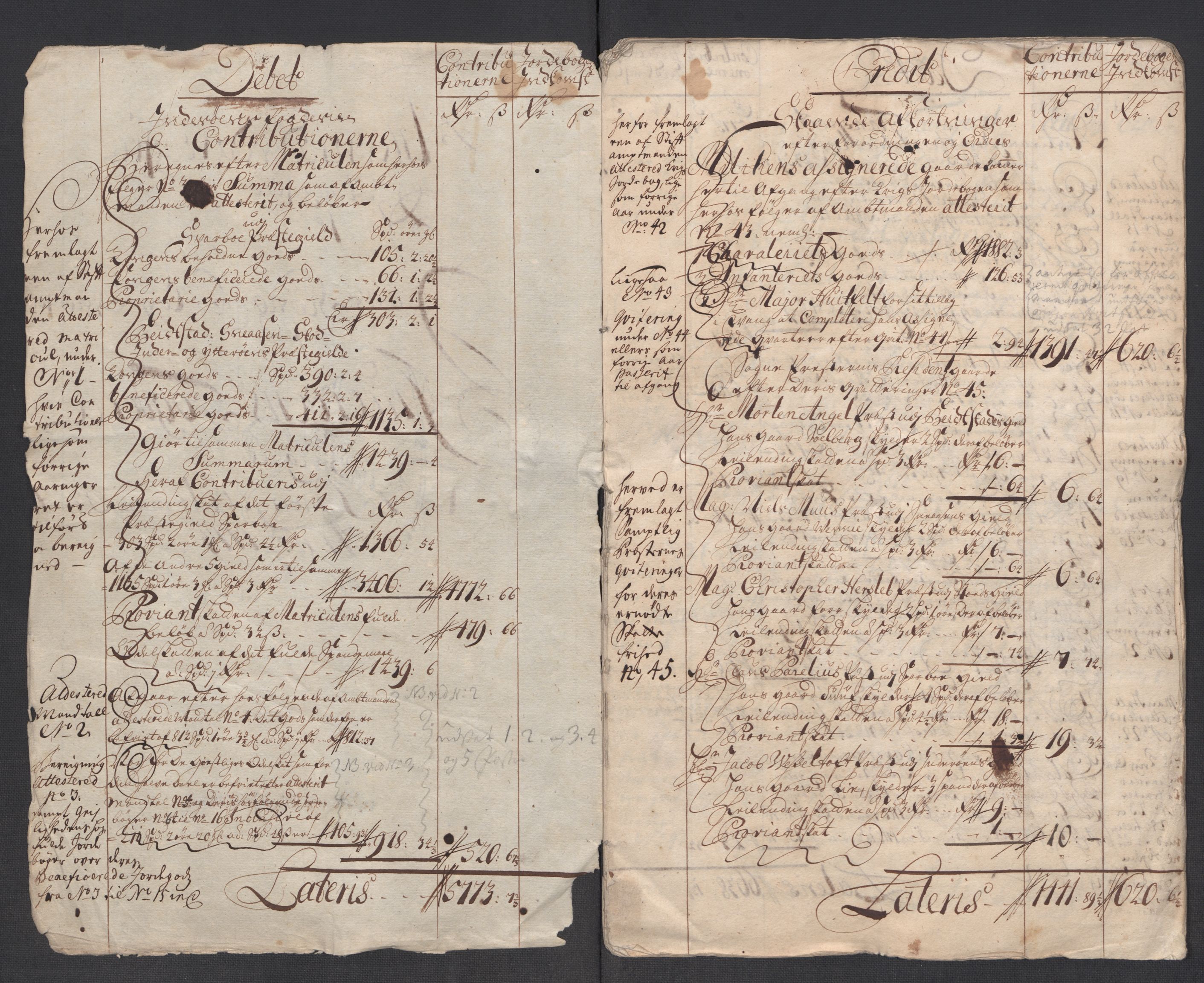 Rentekammeret inntil 1814, Reviderte regnskaper, Fogderegnskap, AV/RA-EA-4092/R63/L4321: Fogderegnskap Inderøy, 1713, p. 4