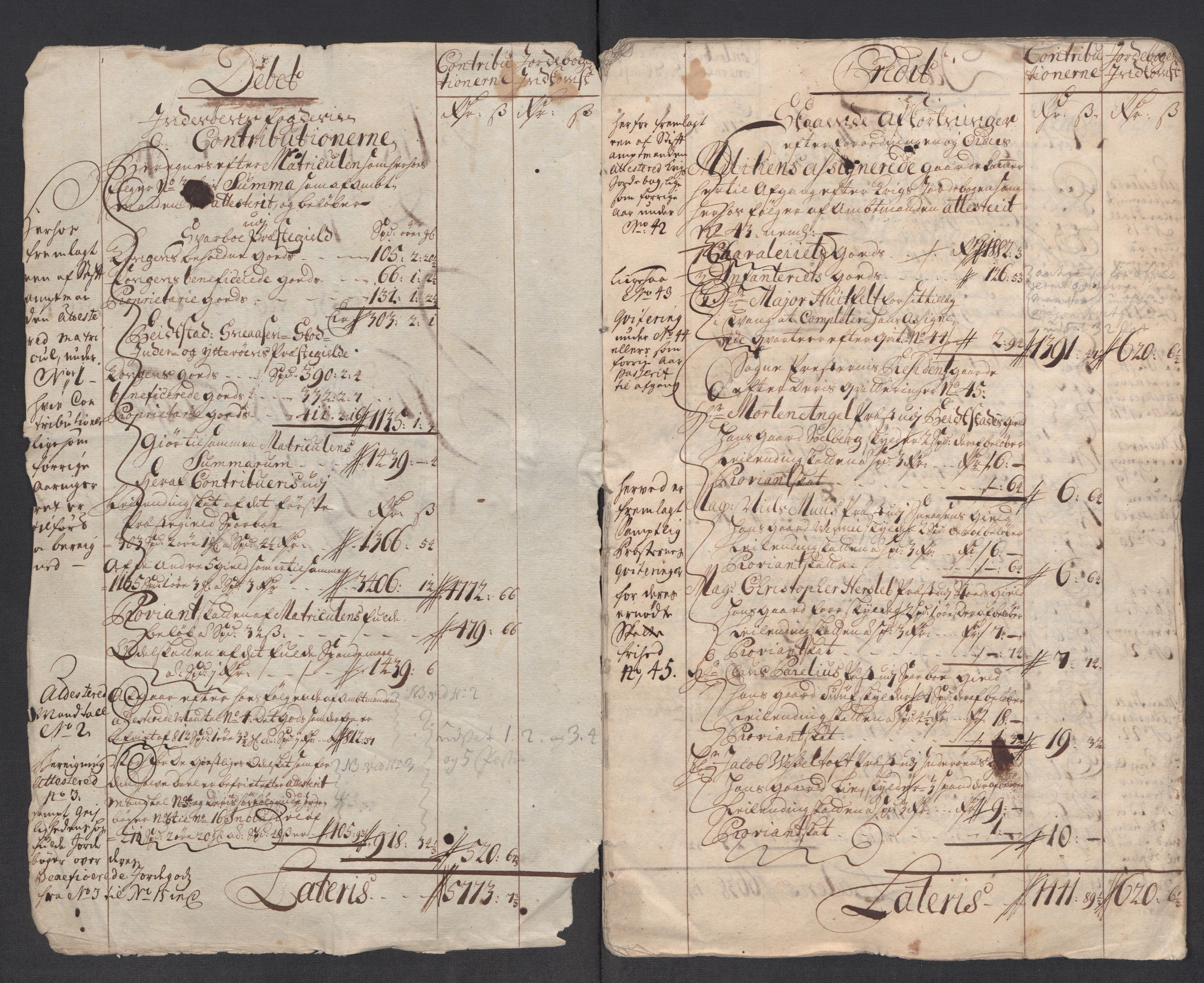 Rentekammeret inntil 1814, Reviderte regnskaper, Fogderegnskap, RA/EA-4092/R63/L4321: Fogderegnskap Inderøy, 1713, p. 4