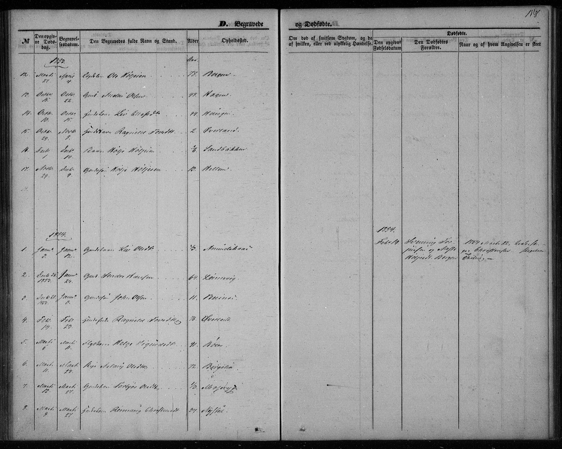 Gransherad kirkebøker, SAKO/A-267/F/Fa/L0002: Parish register (official) no. I 2, 1844-1859, p. 158