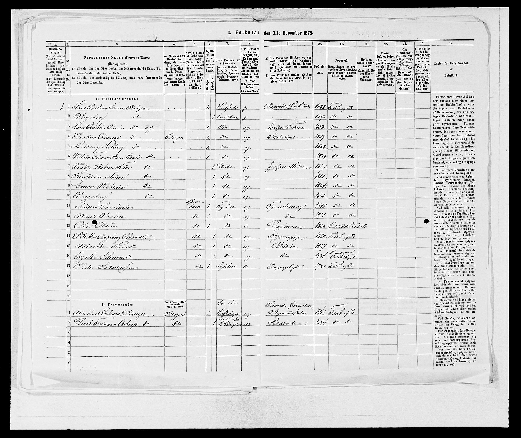 SAB, 1875 census for 1241P Fusa, 1875, p. 388