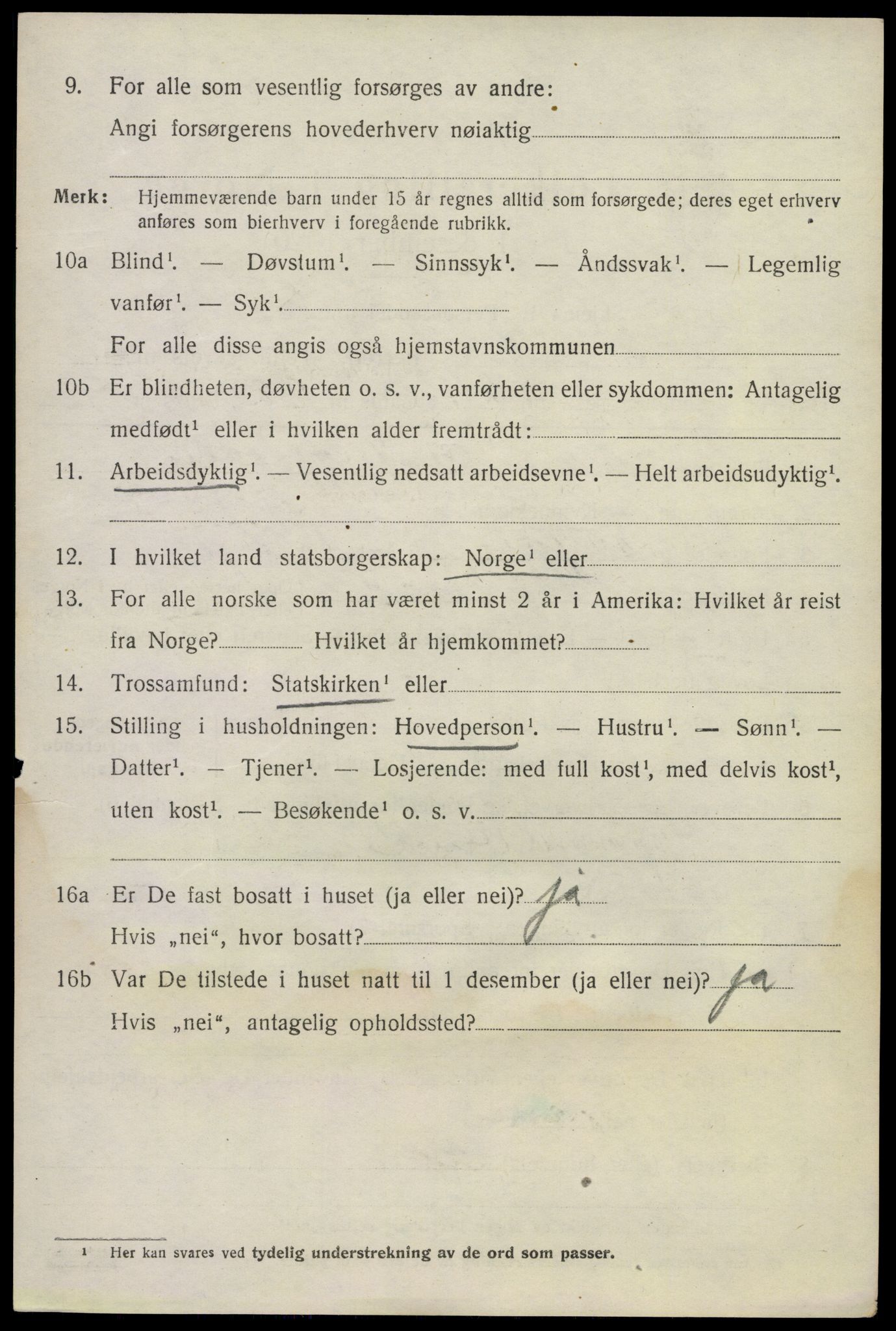 SAKO, 1920 census for Sauherad, 1920, p. 7138