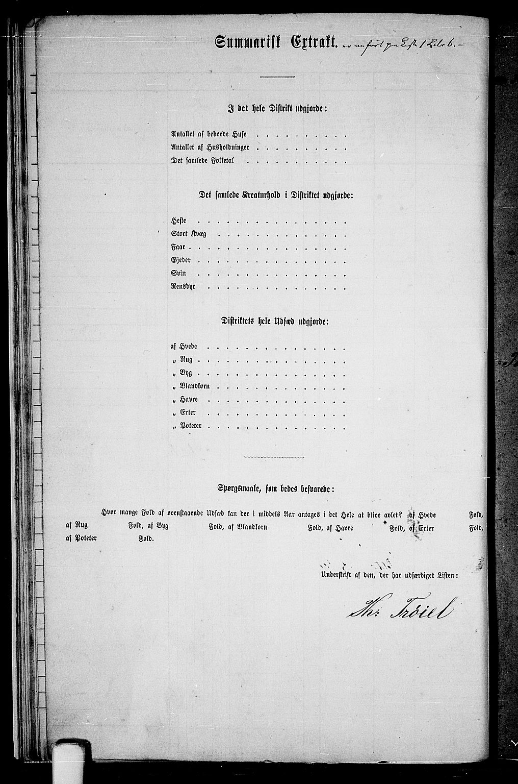 RA, 1865 census for Håland, 1865, p. 23