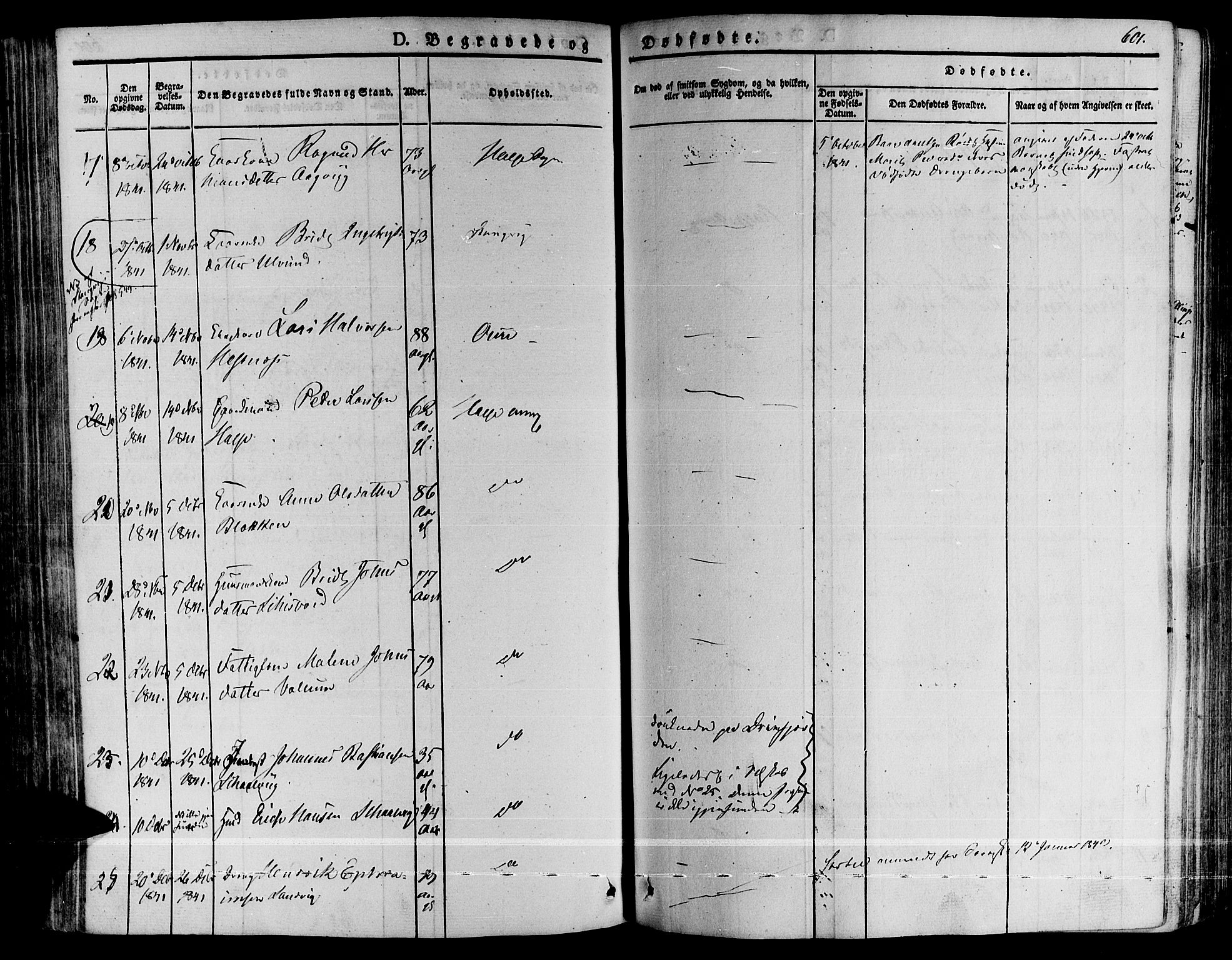 Ministerialprotokoller, klokkerbøker og fødselsregistre - Møre og Romsdal, AV/SAT-A-1454/592/L1025: Parish register (official) no. 592A03 /2, 1831-1849, p. 601