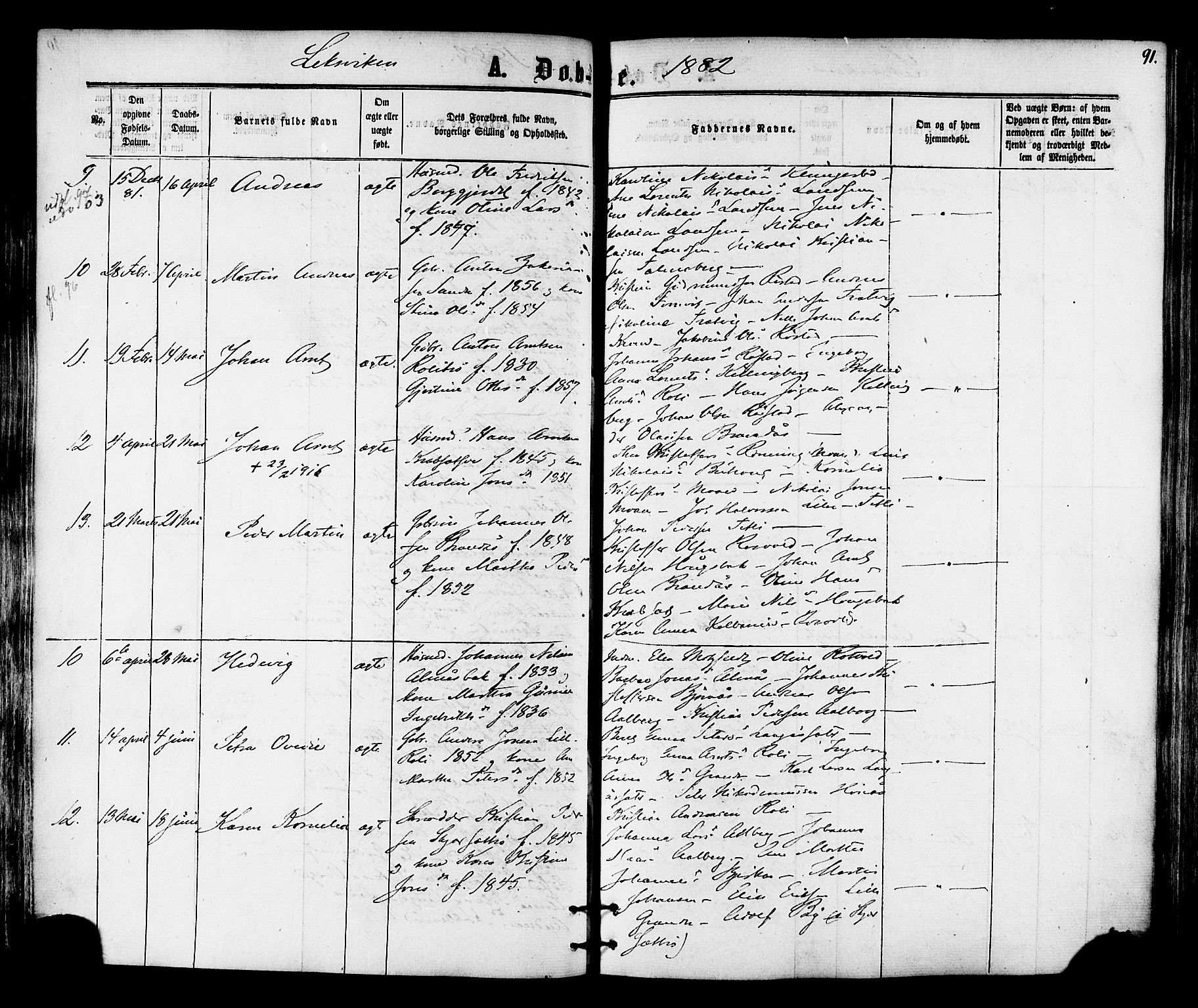 Ministerialprotokoller, klokkerbøker og fødselsregistre - Nord-Trøndelag, AV/SAT-A-1458/701/L0009: Parish register (official) no. 701A09 /1, 1864-1882, p. 91