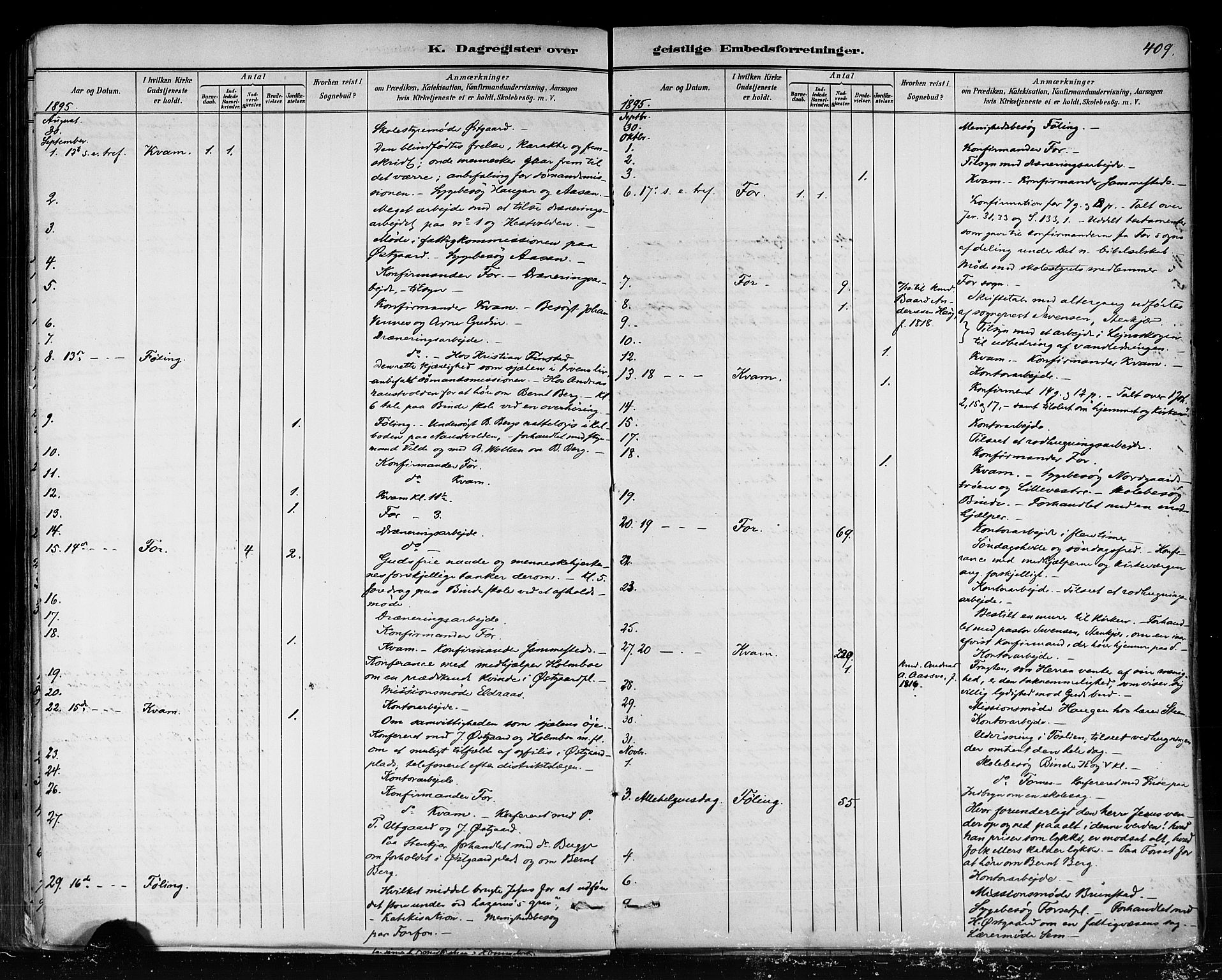 Ministerialprotokoller, klokkerbøker og fødselsregistre - Nord-Trøndelag, AV/SAT-A-1458/746/L0448: Parish register (official) no. 746A07 /1, 1878-1900, p. 409