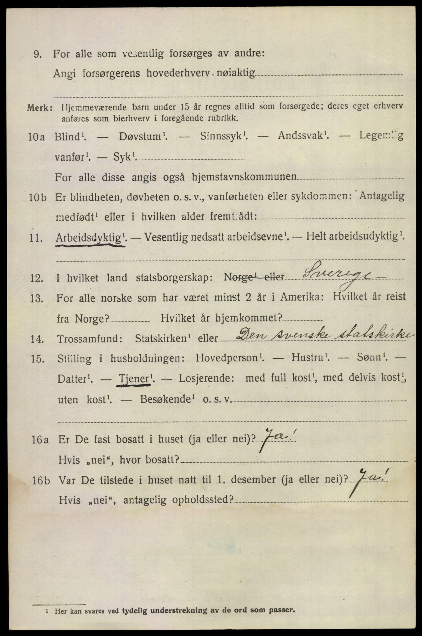 SAKO, 1920 census for Stokke, 1920, p. 6767