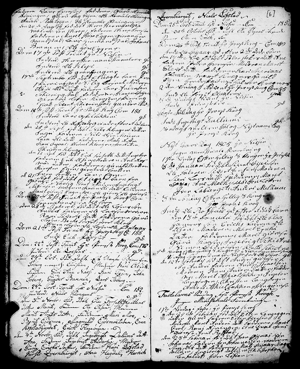 Ministerialprotokoller, klokkerbøker og fødselsregistre - Sør-Trøndelag, SAT/A-1456/691/L1091: Parish register (copy) no. 691C02, 1802-1815, p. 6