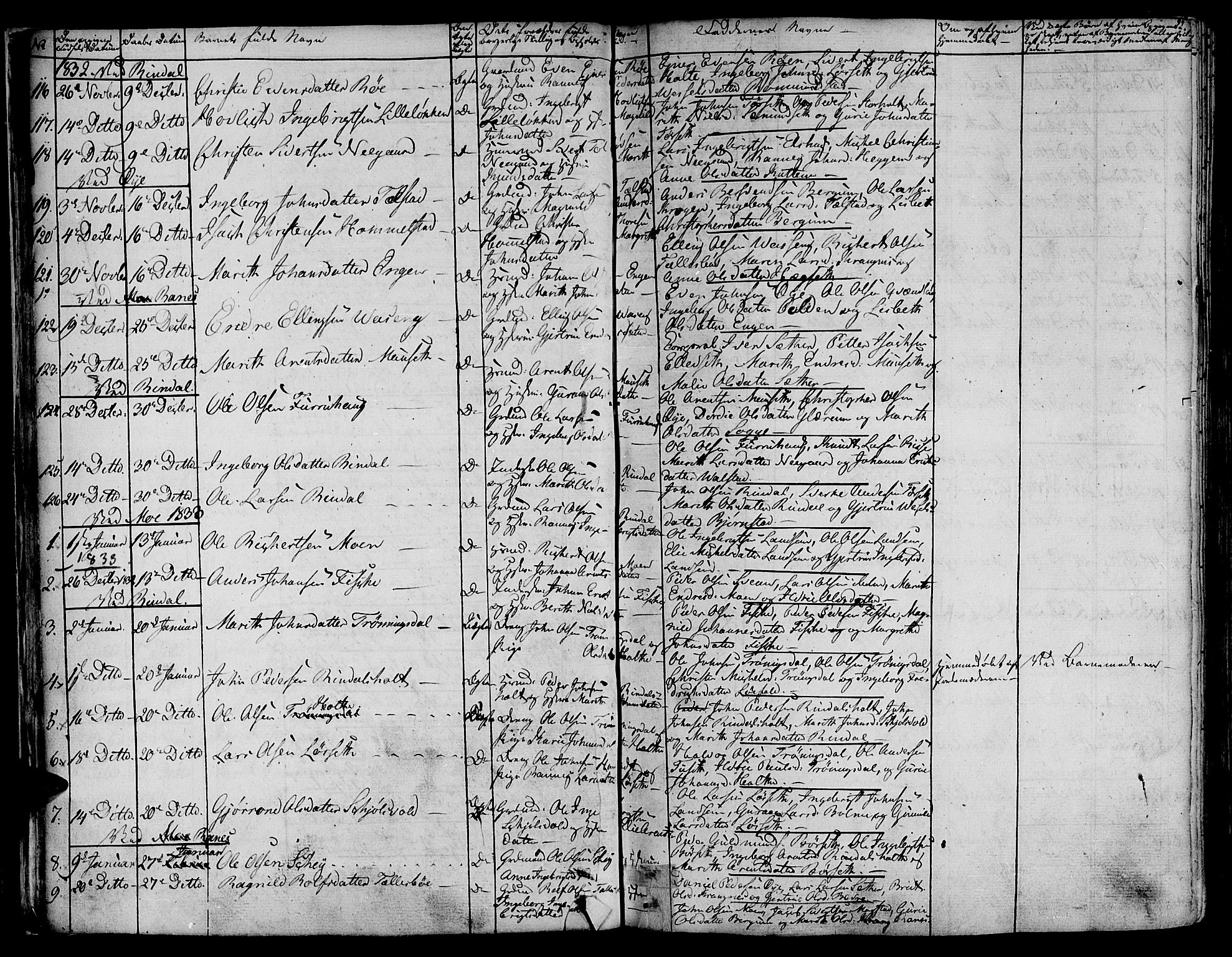 Ministerialprotokoller, klokkerbøker og fødselsregistre - Møre og Romsdal, AV/SAT-A-1454/595/L1042: Parish register (official) no. 595A04, 1829-1843, p. 22