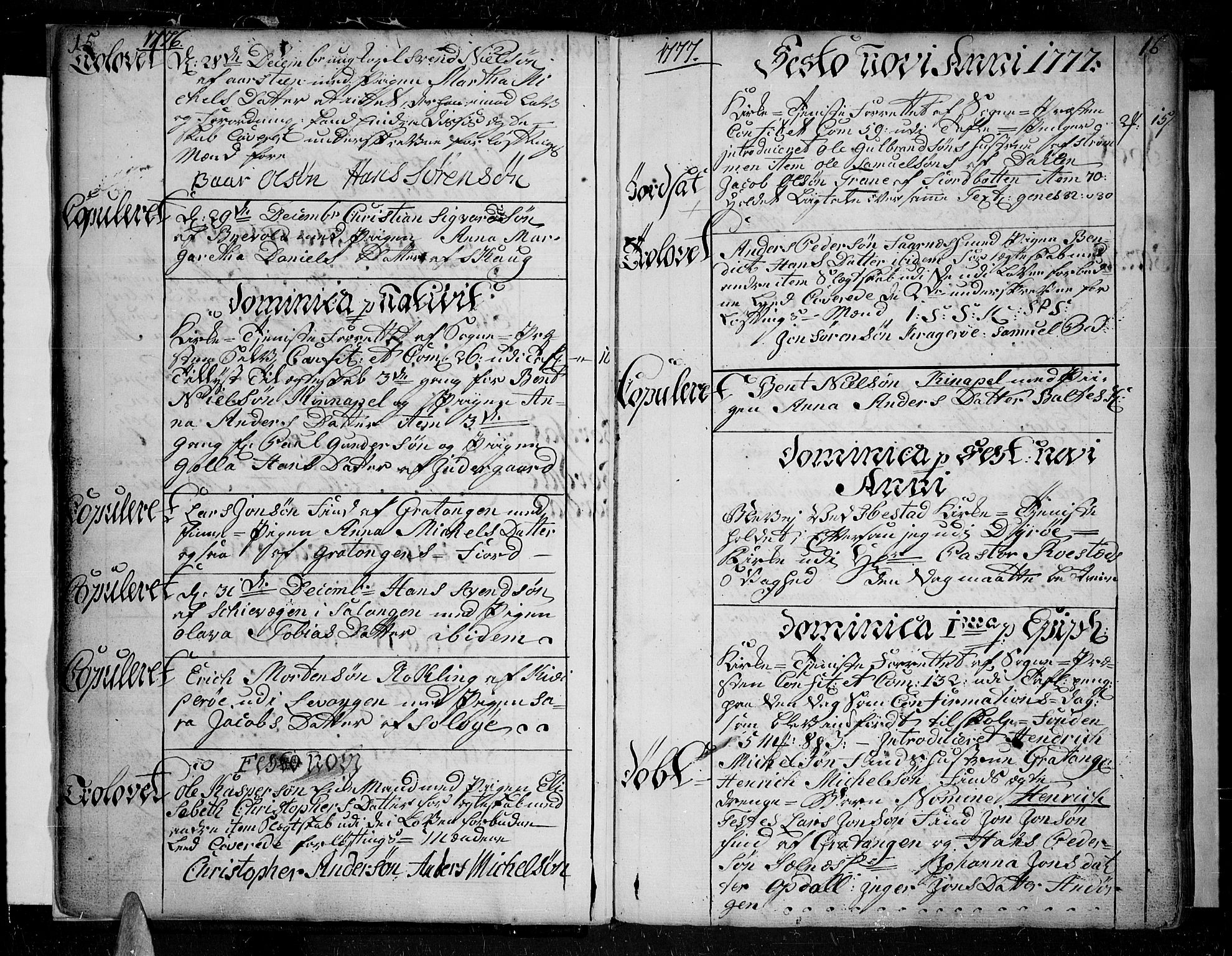 Ibestad sokneprestembete, SATØ/S-0077/H/Ha/Haa/L0003kirke: Parish register (official) no. 3, 1776-1801, p. 15-16