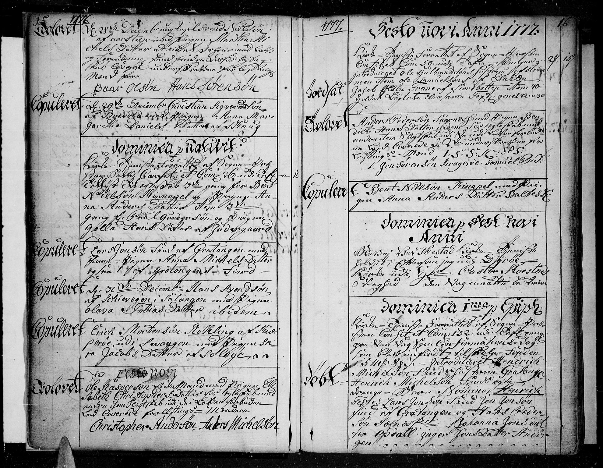 Ibestad sokneprestembete, AV/SATØ-S-0077/H/Ha/Haa/L0003kirke: Parish register (official) no. 3, 1776-1801, p. 15-16