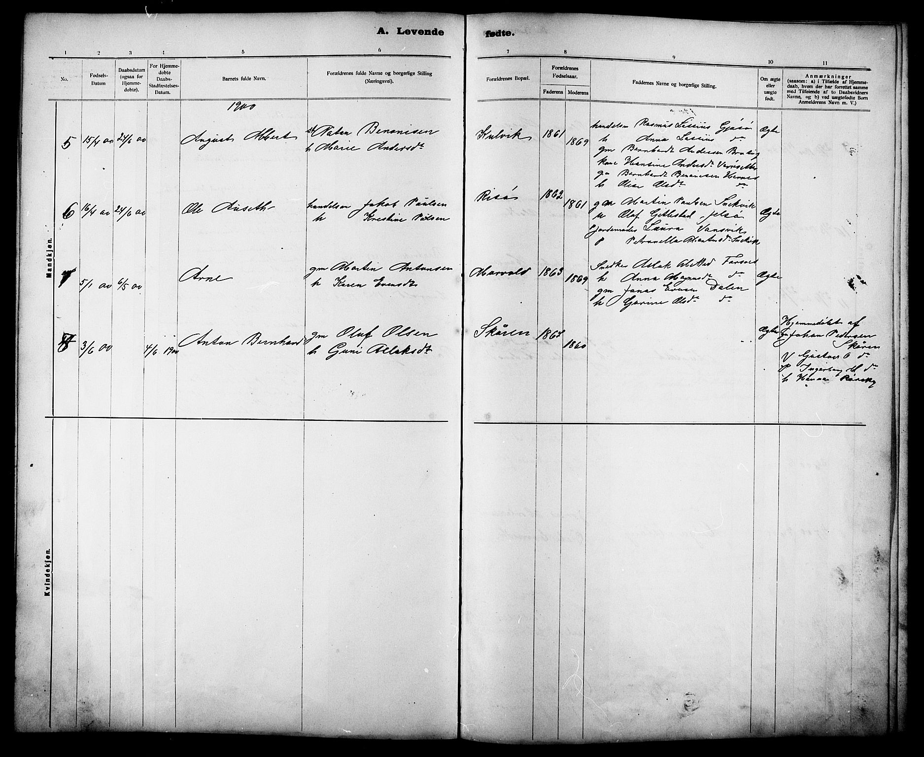 Ministerialprotokoller, klokkerbøker og fødselsregistre - Sør-Trøndelag, SAT/A-1456/635/L0553: Parish register (copy) no. 635C01, 1898-1919