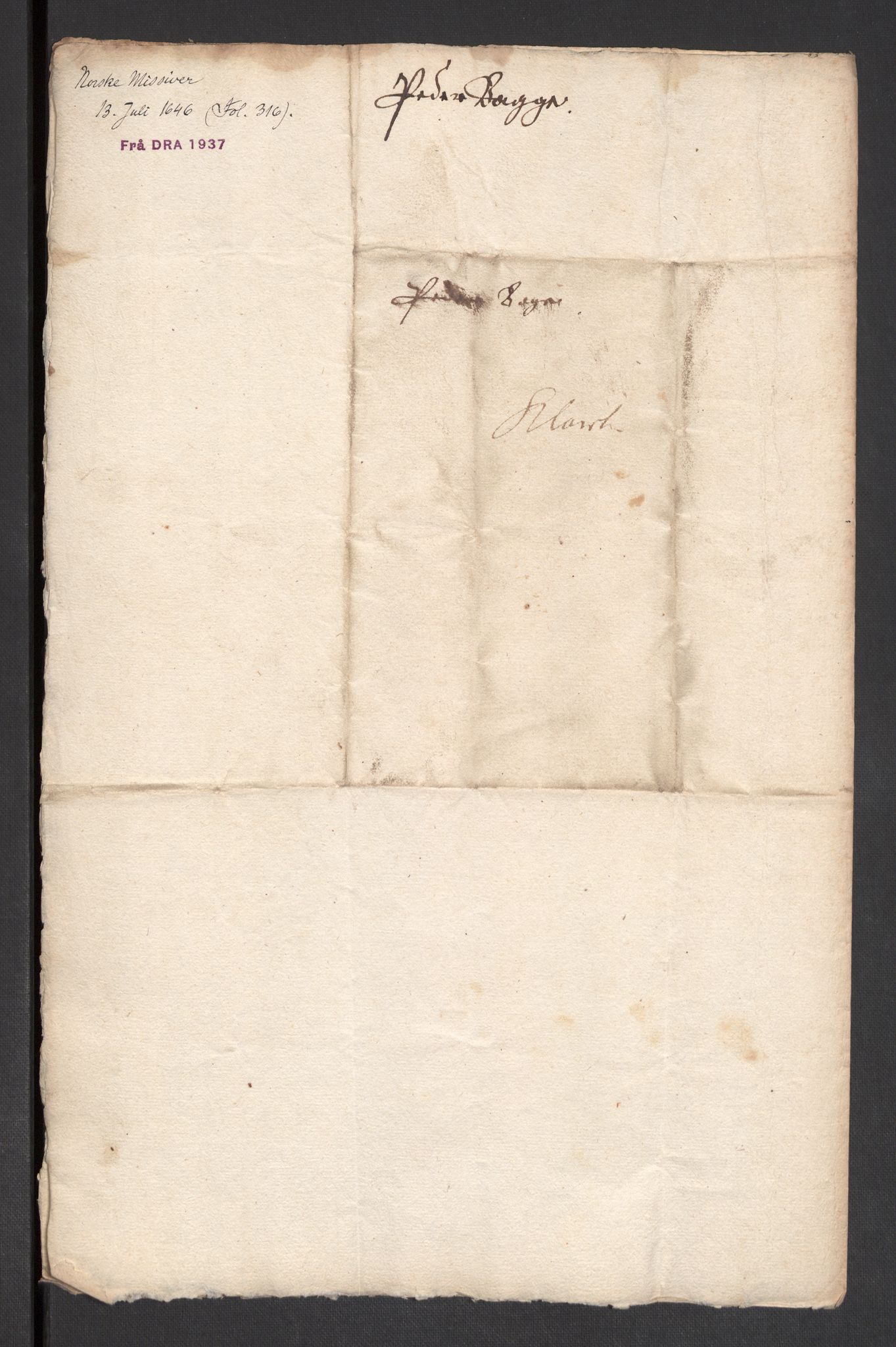 Danske Kanselli 1572-1799, AV/RA-EA-3023/F/Fc/Fcc/Fcca/L0011: Norske innlegg 1572-1799, 1641-1647, p. 294