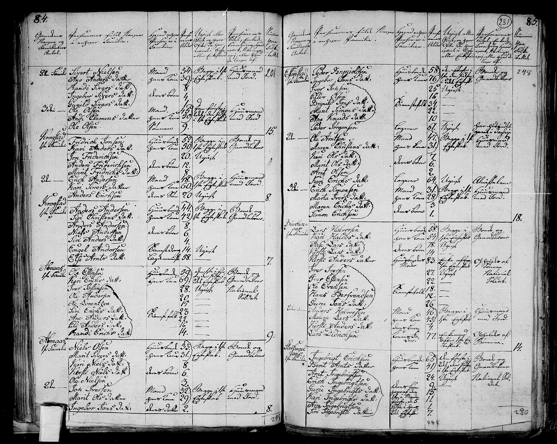 RA, 1801 census for 1653P Melhus, 1801, p. 230b-231a