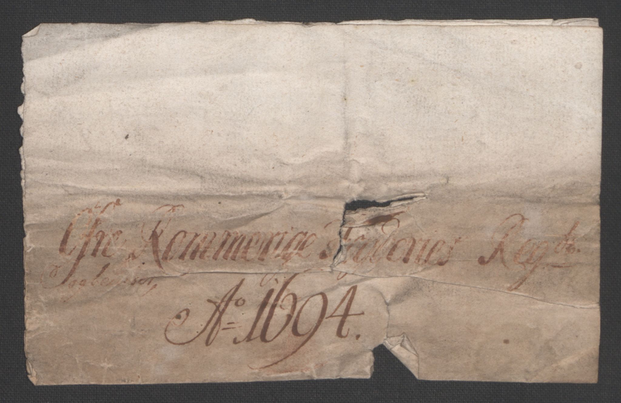 Rentekammeret inntil 1814, Reviderte regnskaper, Fogderegnskap, AV/RA-EA-4092/R12/L0706: Fogderegnskap Øvre Romerike, 1694, p. 3