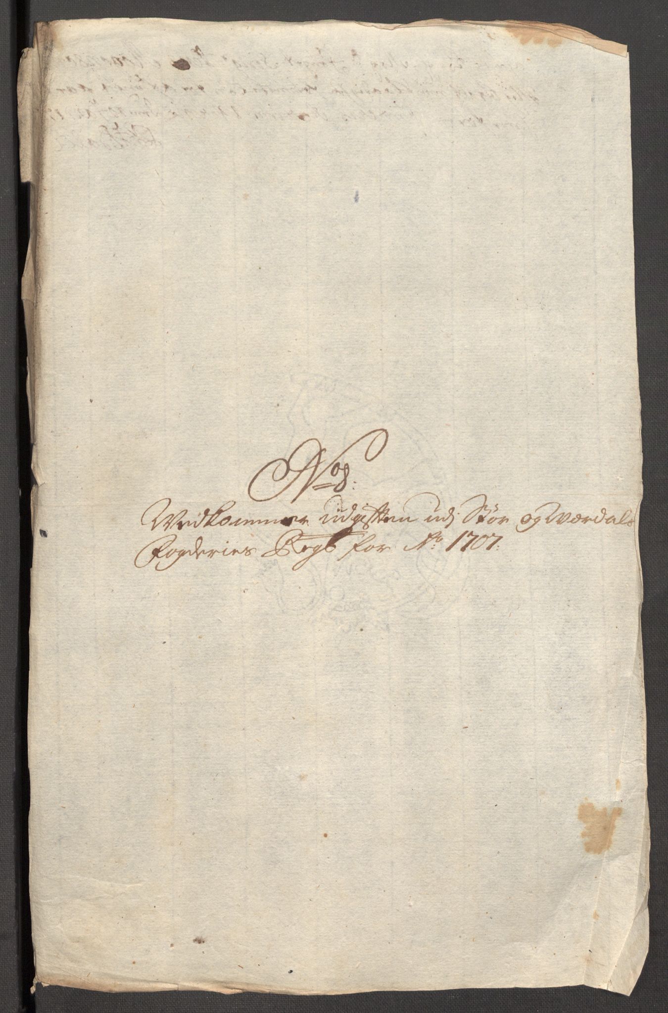 Rentekammeret inntil 1814, Reviderte regnskaper, Fogderegnskap, AV/RA-EA-4092/R62/L4197: Fogderegnskap Stjørdal og Verdal, 1707, p. 214