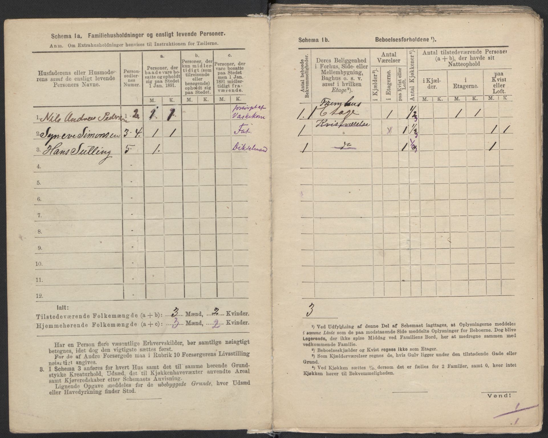 RA, 1891 Census for 1301 Bergen, 1891, p. 6740