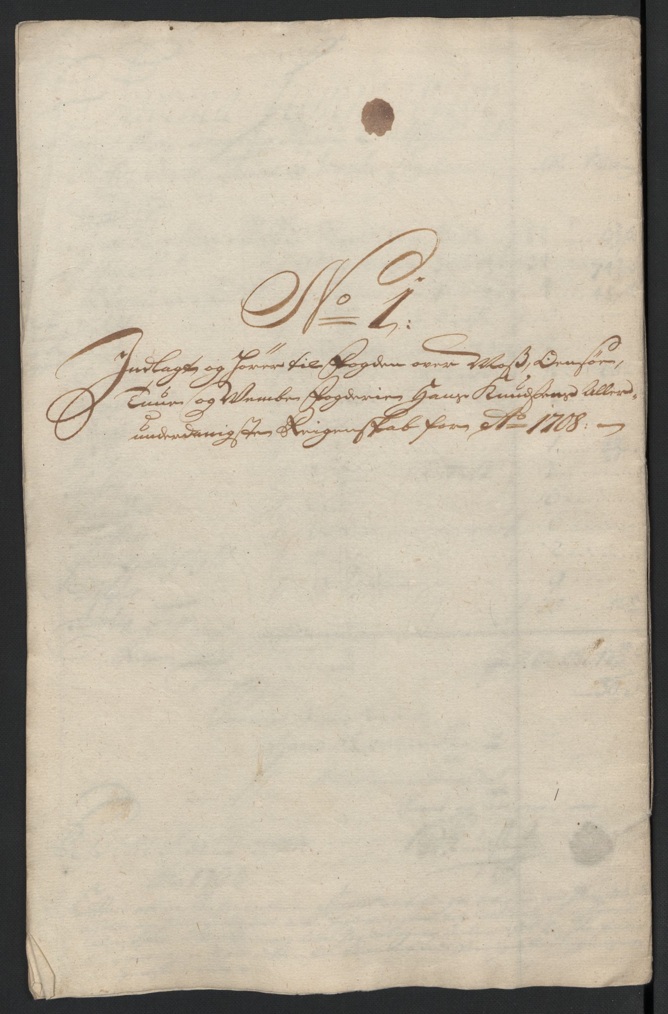 Rentekammeret inntil 1814, Reviderte regnskaper, Fogderegnskap, AV/RA-EA-4092/R04/L0134: Fogderegnskap Moss, Onsøy, Tune, Veme og Åbygge, 1707-1708, p. 268